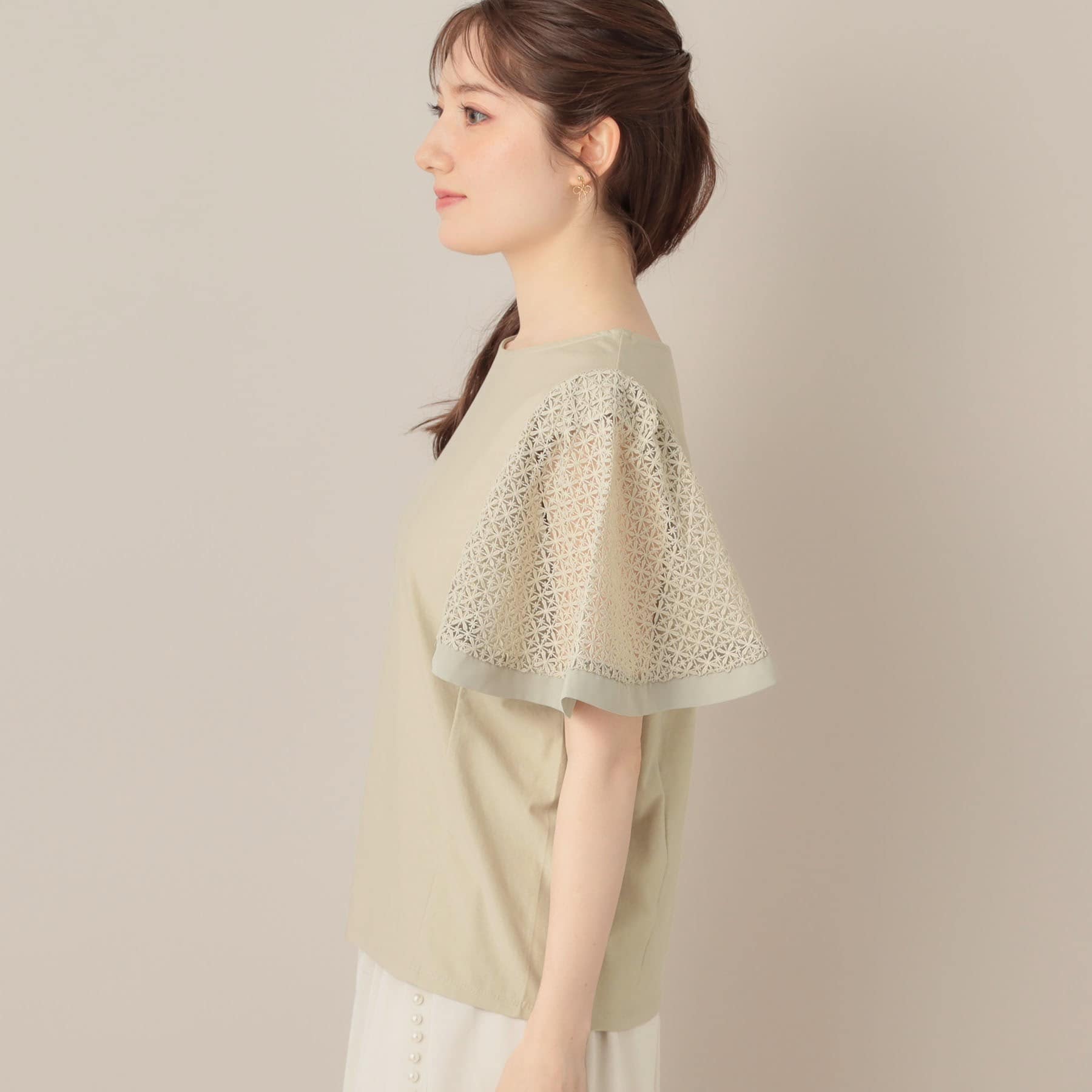 クチュール ブローチ Couture Brooch ケミカルレースフレアスリーブ （ミントグリーン(021)） ミントグリーン(021)