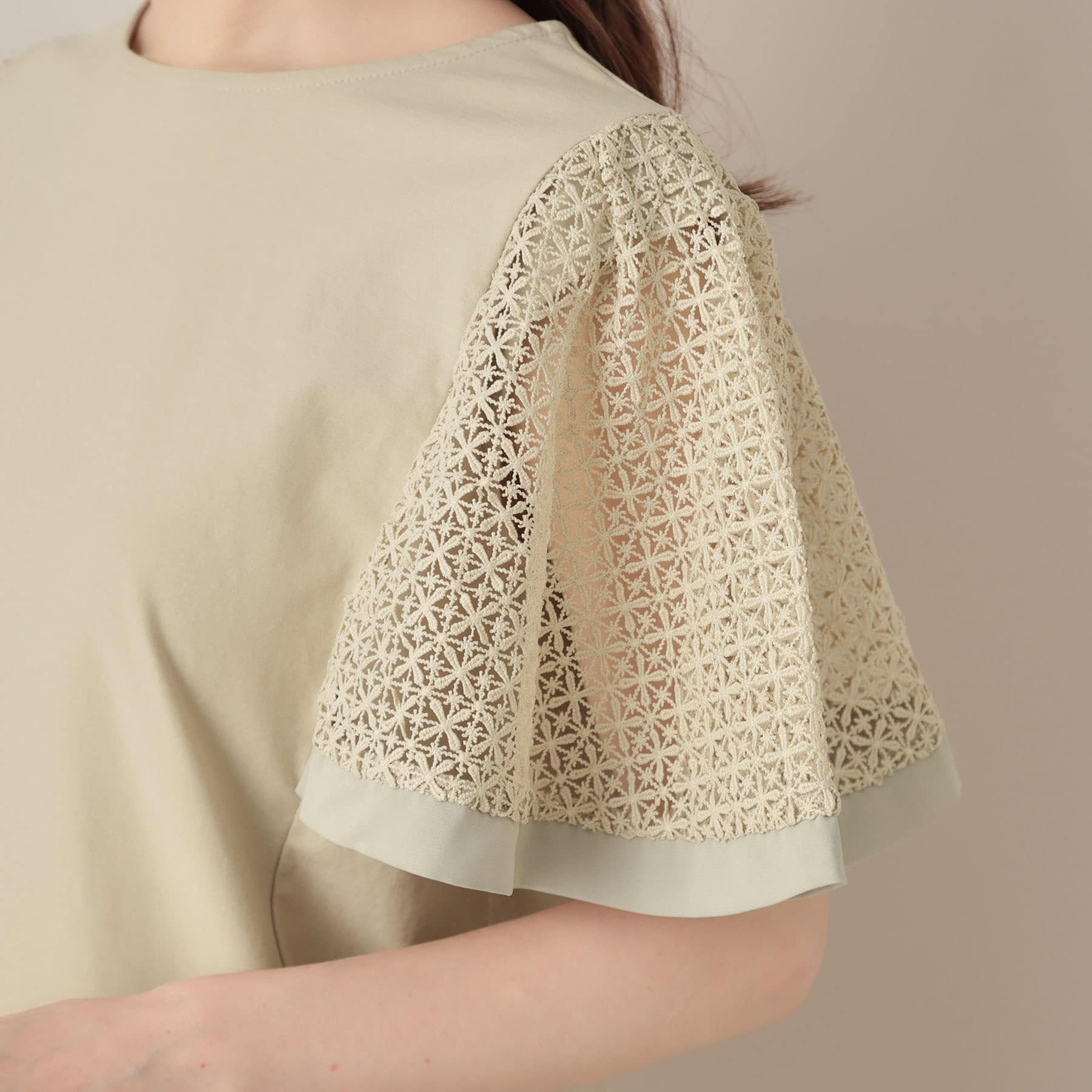 クチュール ブローチ Couture Brooch ケミカルレースフレアスリーブ （ミントグリーン(021)） ミントグリーン(021)