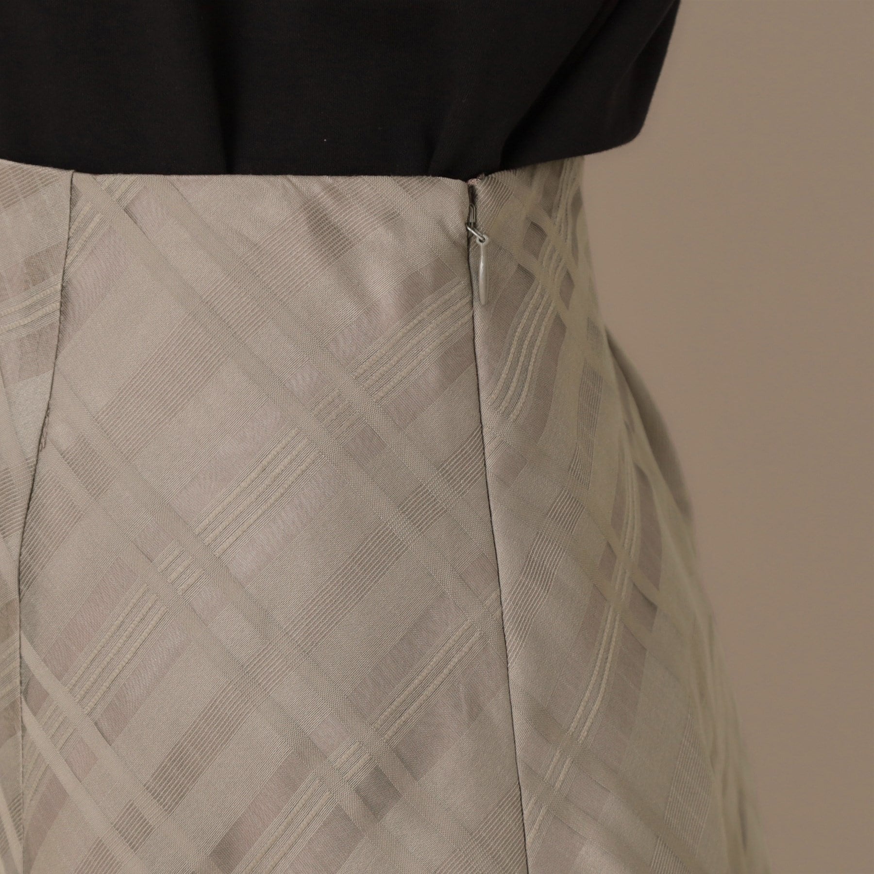 クチュール ブローチ Couture Brooch シアーチェックオーガンジースカート （ブラック(019)） ブラック(019)