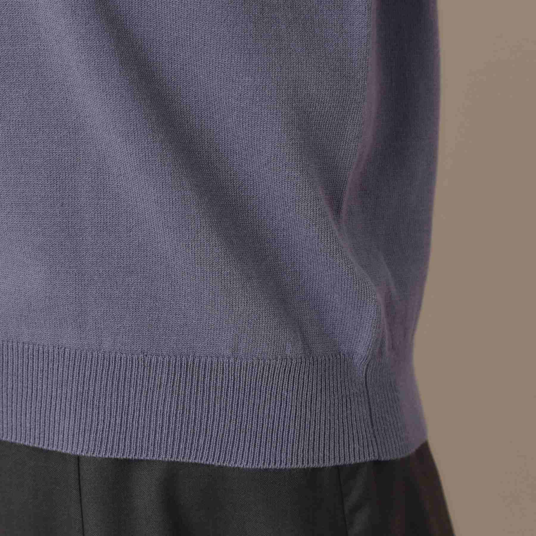 クチュール ブローチ Couture Brooch 配色スカラ5分袖ニット （ブラック(019)） ブラック(019)