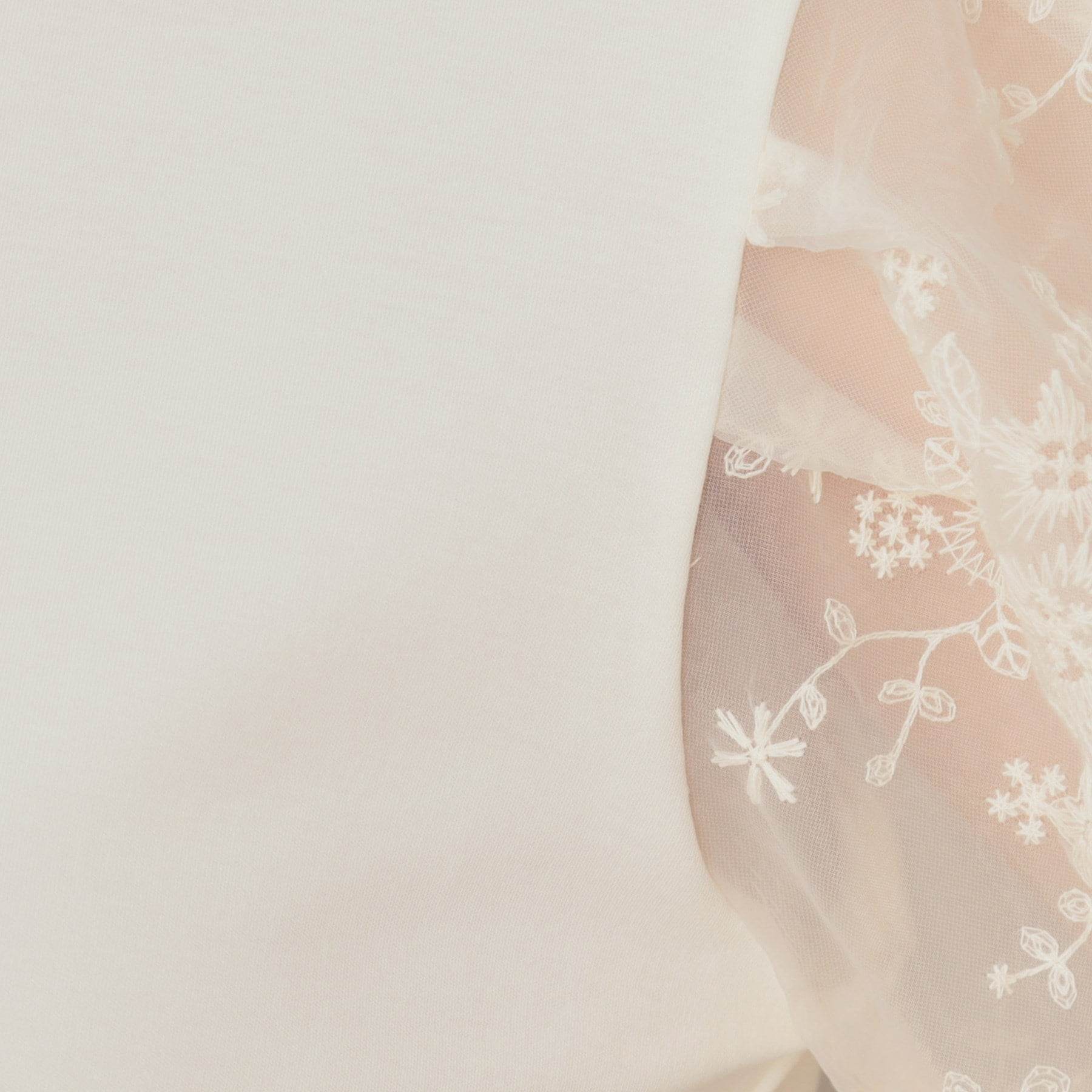 クチュール ブローチ Couture Brooch 袖レースドッキングカットソー （オフホワイト(003)） オフホワイト(003)