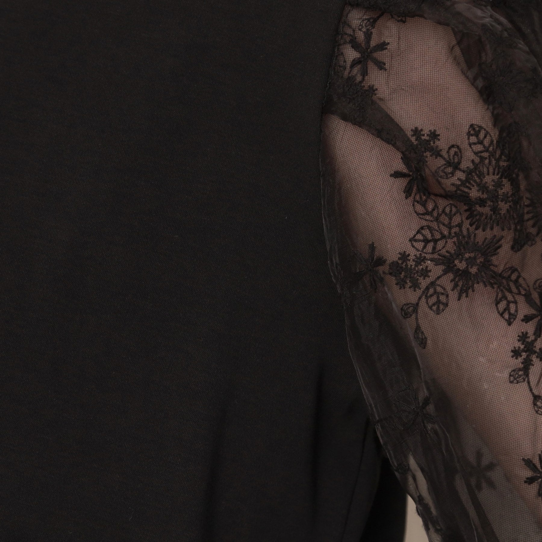 クチュール ブローチ Couture Brooch 袖レースドッキングカットソー （オフホワイト(003)） オフホワイト(003)