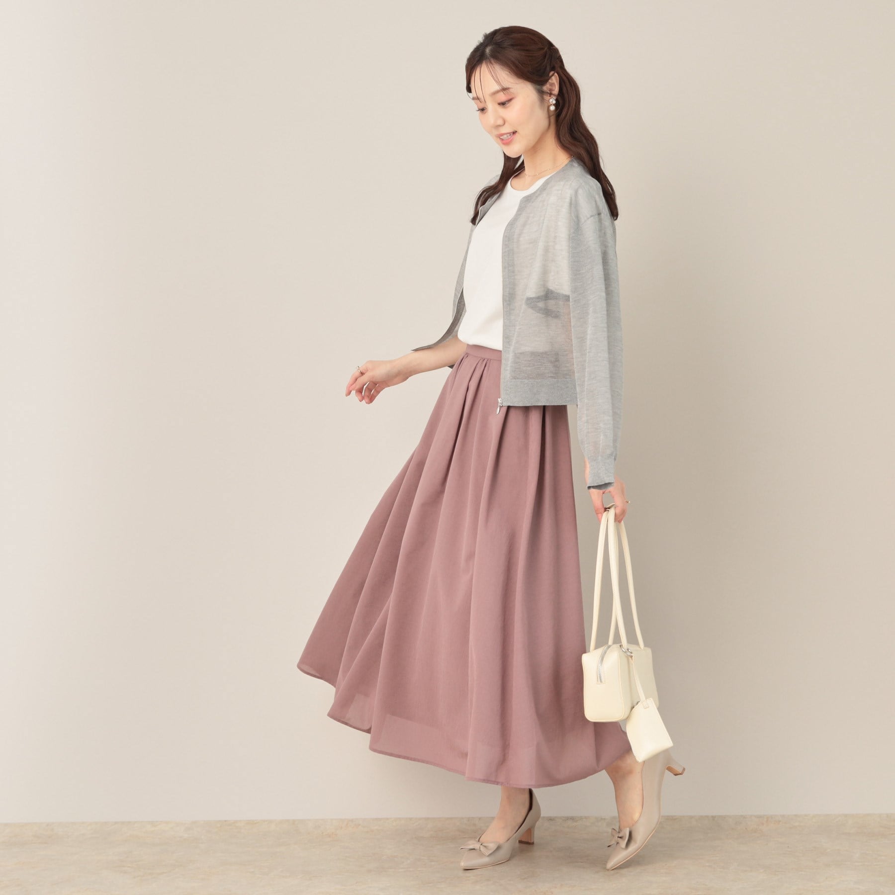 クチュール ブローチ Couture Brooch LEVITAシアージップアップブルゾン （ライトグレー(011)） ライトグレー(011)
