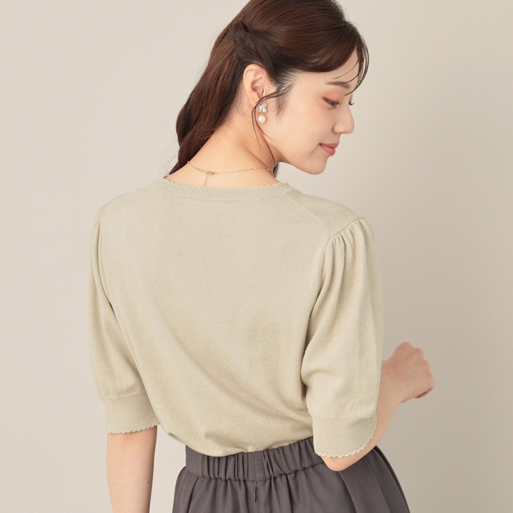 クチュール ブローチ Couture Brooch オーガンフリルフラワーニット （ピンク(071)） ピンク(071)