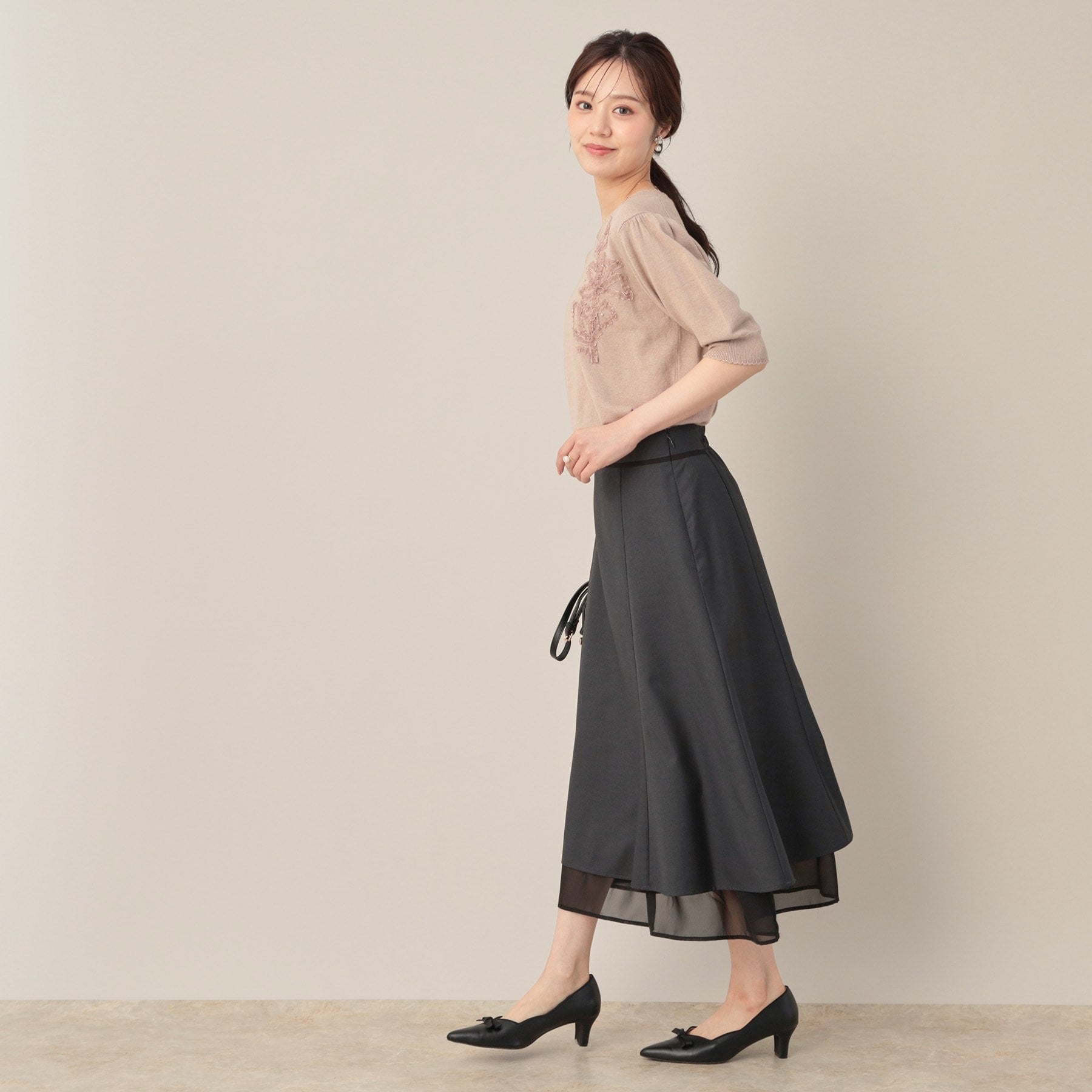 クチュール ブローチ Couture Brooch オーガンフリルフラワーニット （ピンク(071)） ピンク(071)