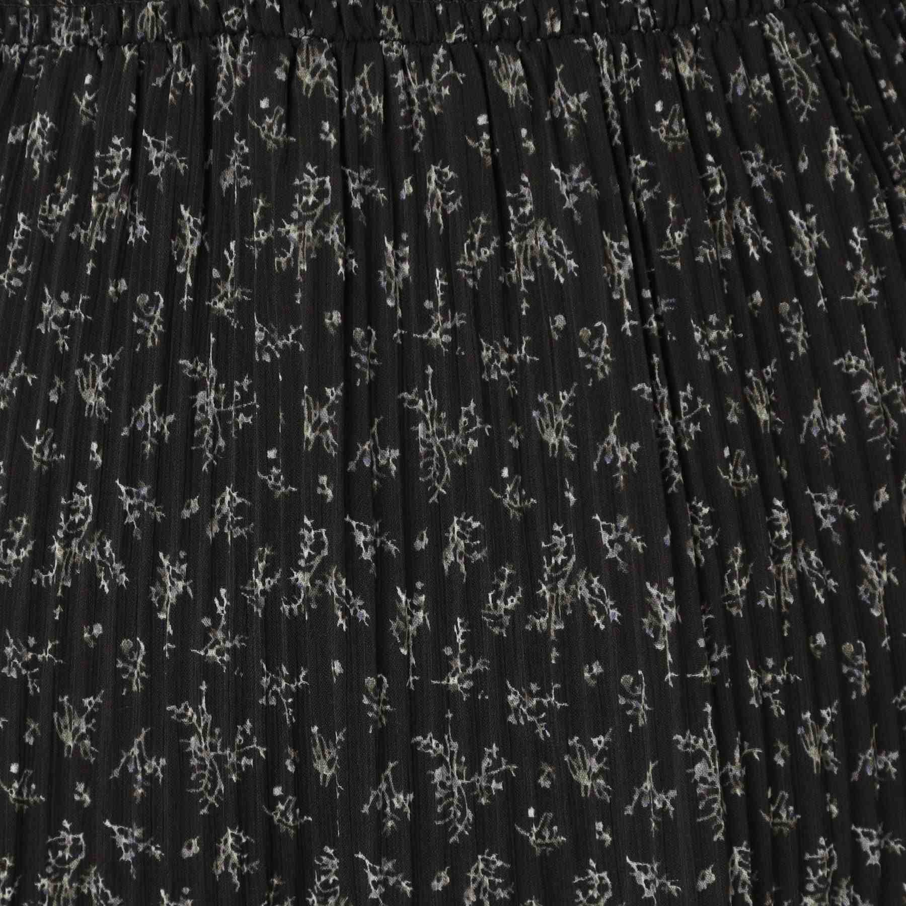 クチュール ブローチ Couture Brooch 【一枚で着映える・花柄・通勤】シフォン楊柳小花ワンピース （ボルドー(164)） ボルドー(164)