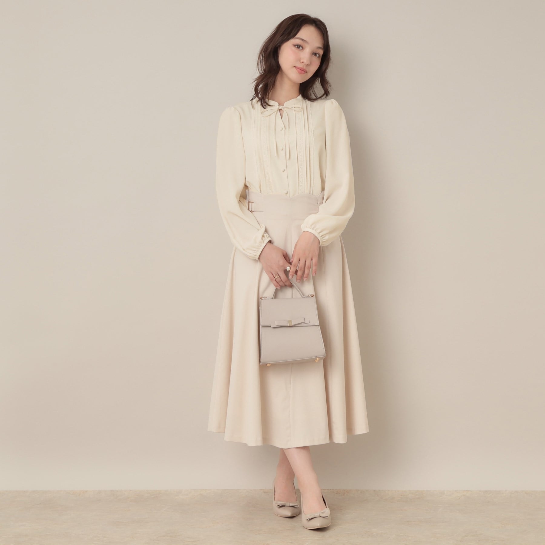 クチュール ブローチ Couture Brooch ピンタックレースブラウス （ブラック(019)） ブラック(019)