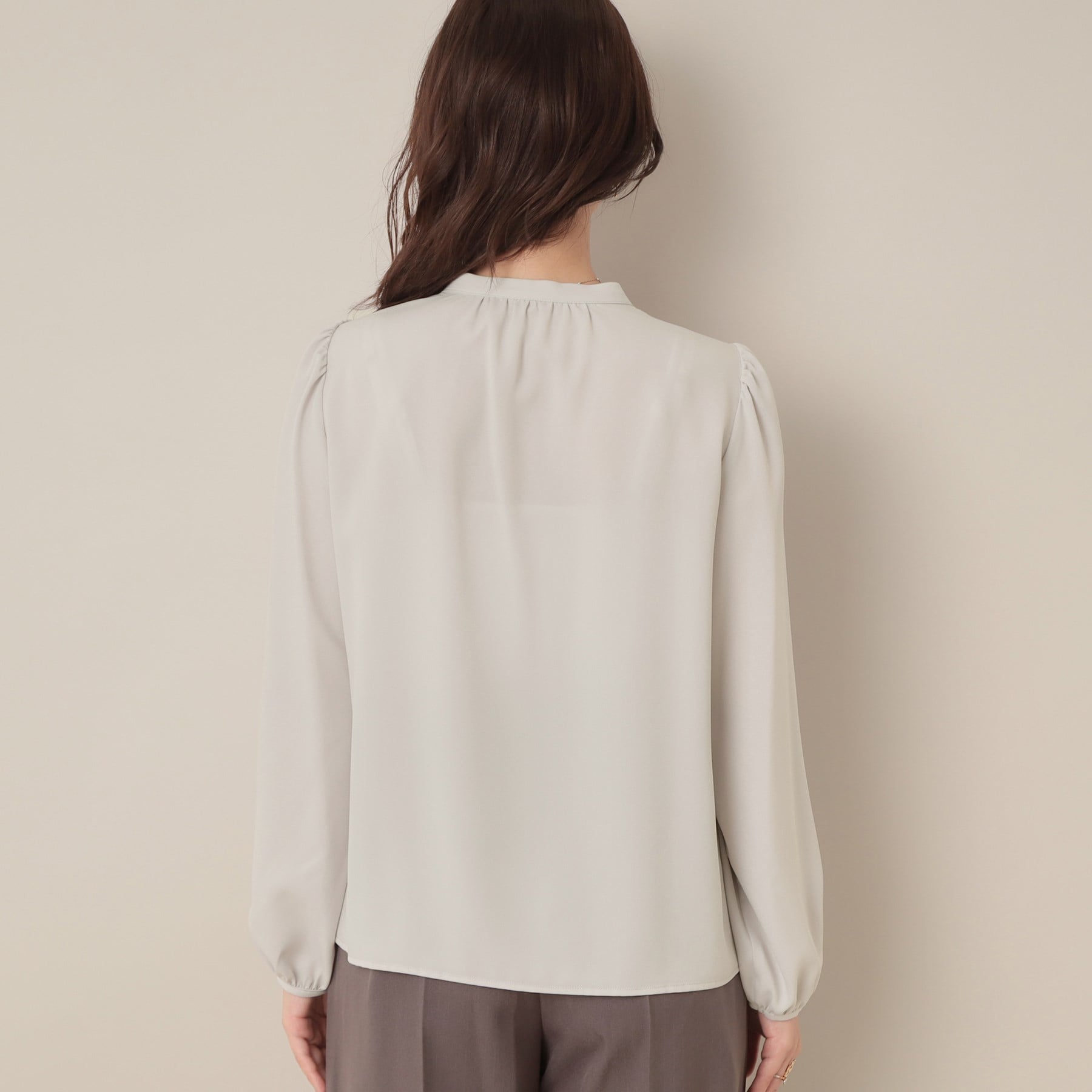 クチュール ブローチ Couture Brooch ピンタックレースブラウス （ブラック(019)） ブラック(019)