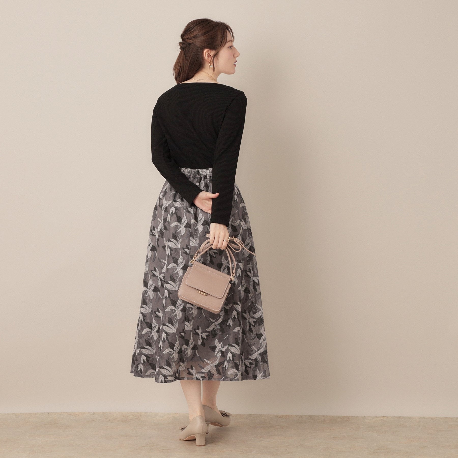 クチュール ブローチ Couture Brooch ハートネックテレコプルオーバー （ブラック(319)） ブラック(319)