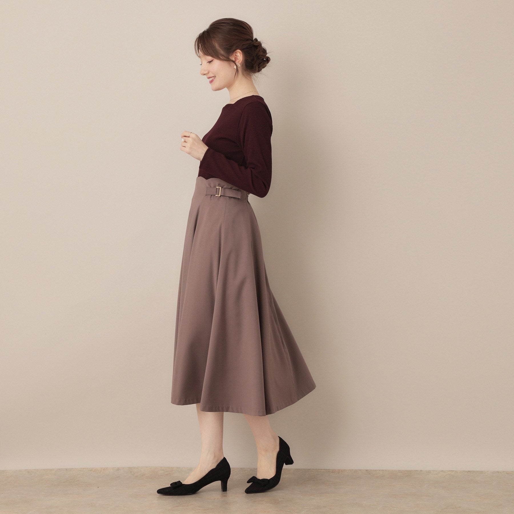 クチュール ブローチ Couture Brooch ハートネックテレコプルオーバー （ブラック(319)） ブラック(319)