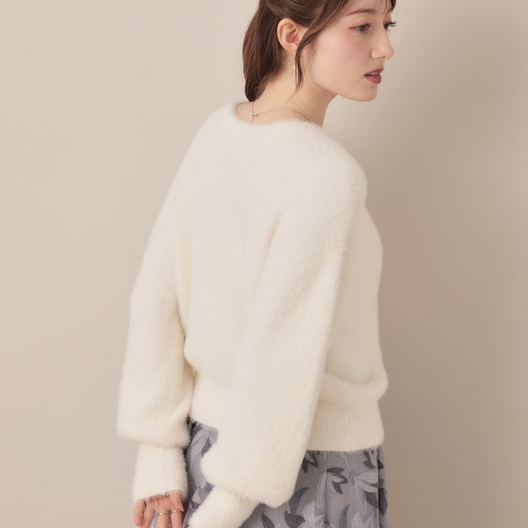 クチュール ブローチ Couture Brooch フェザーカーディトップス （トープ(054)） トープ(054)