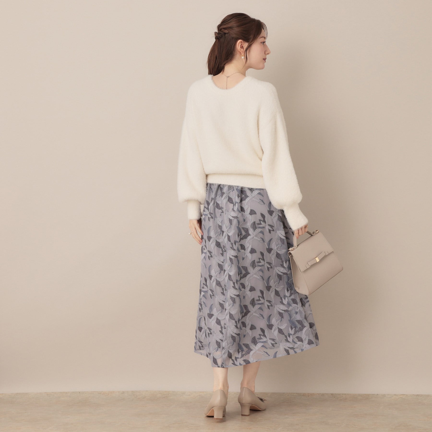 クチュール ブローチ Couture Brooch フェザーカーディトップス （トープ(054)） トープ(054)