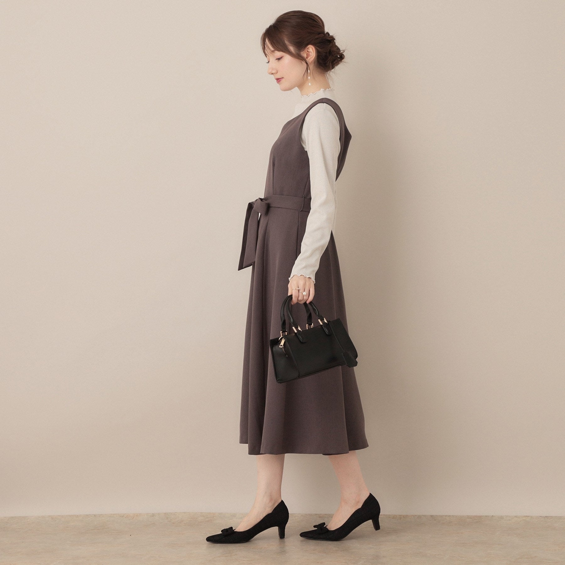 クチュール ブローチ Couture Brooch サステナブル テレコインナートップス （アイボリー(004)） アイボリー(004)