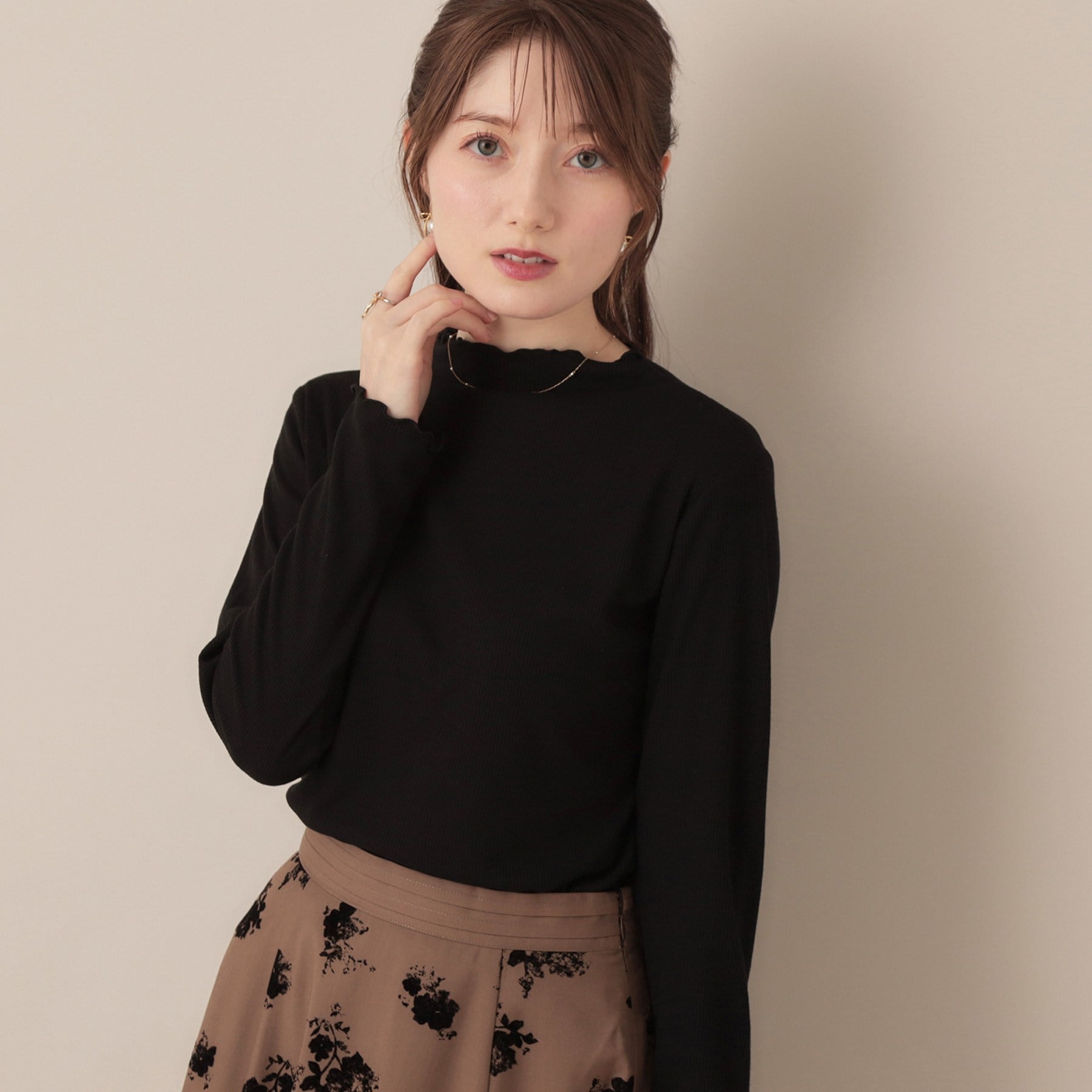 クチュール ブローチ Couture Brooch サステナブル テレコインナートップス （アイボリー(004)） アイボリー(004)