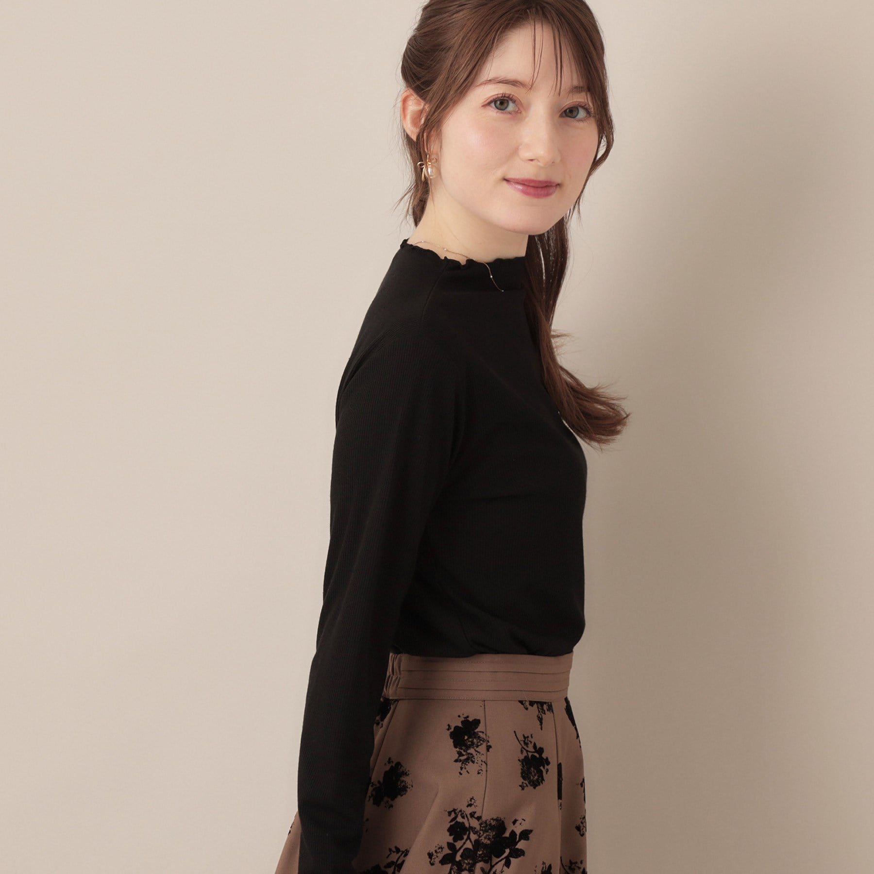 クチュール ブローチ Couture Brooch サステナブル テレコインナートップス （アイボリー(004)） アイボリー(004)