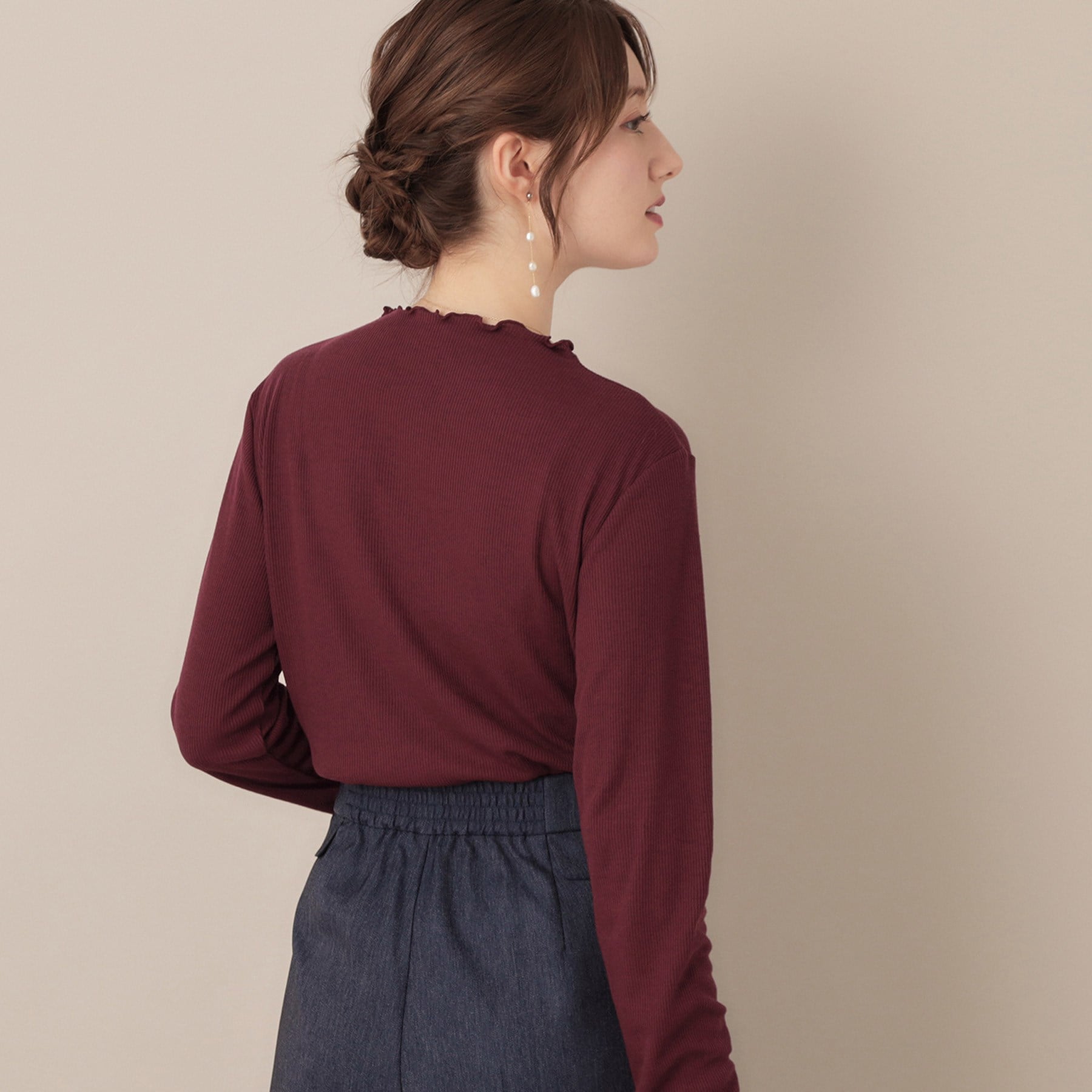 クチュール ブローチ Couture Brooch サステナブル テレコインナートップス （アイボリー(004)） アイボリー(004)