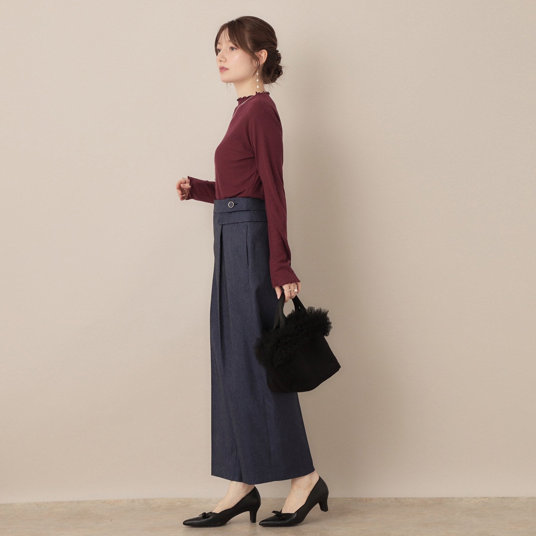 クチュール ブローチ Couture Brooch サステナブル テレコインナートップス （アイボリー(004)） アイボリー(004)