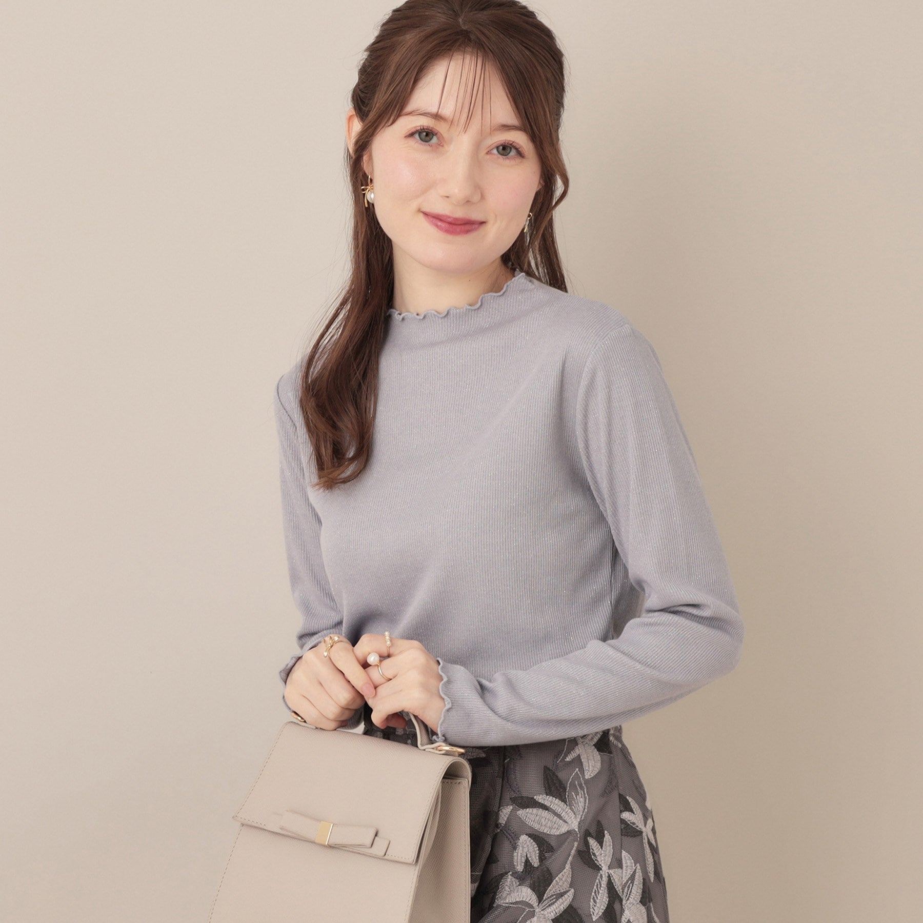 クチュール ブローチ Couture Brooch サステナブル テレコインナートップス （アイボリー(004)） アイボリー(004)