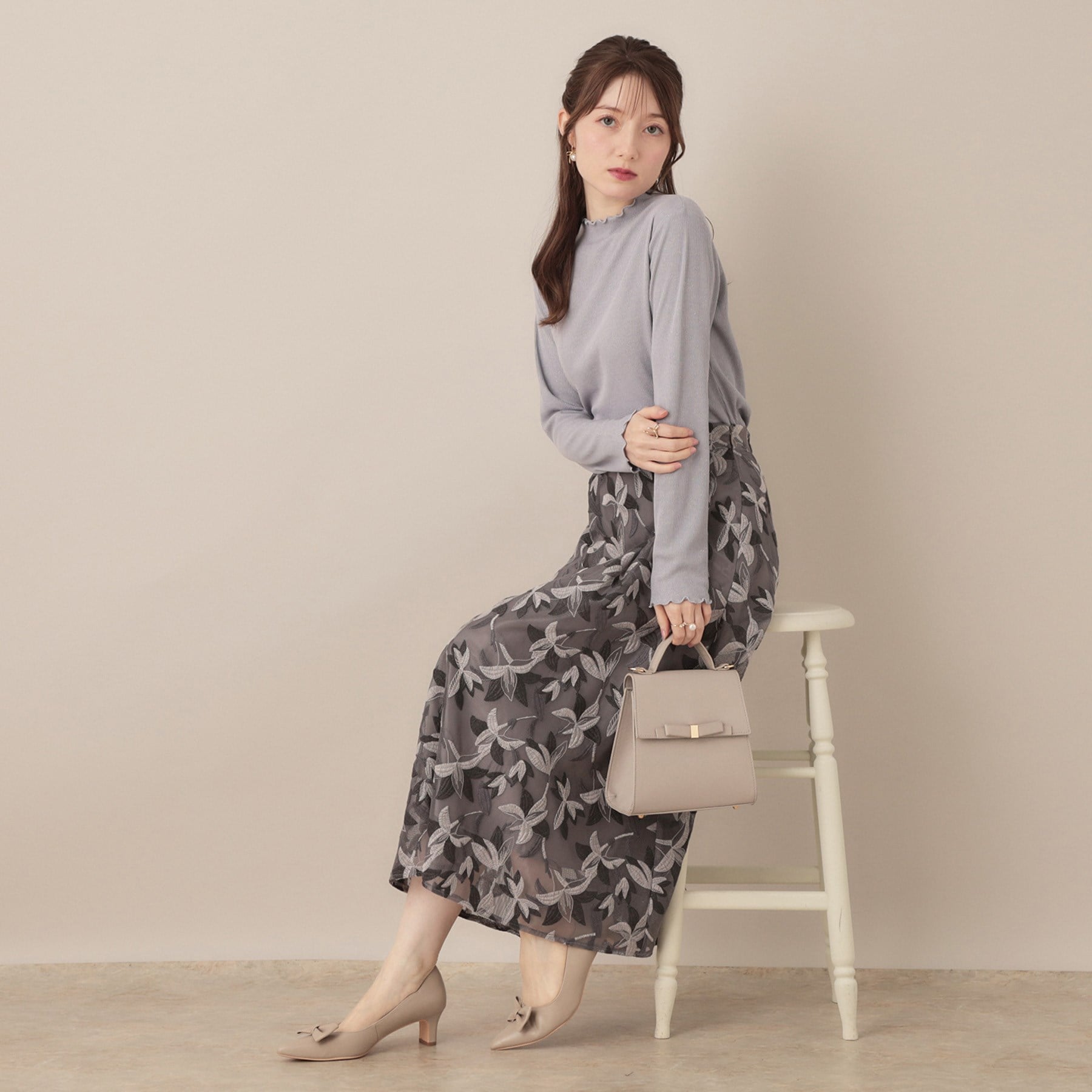 クチュール ブローチ Couture Brooch サステナブル テレコインナートップス （アイボリー(004)） アイボリー(004)