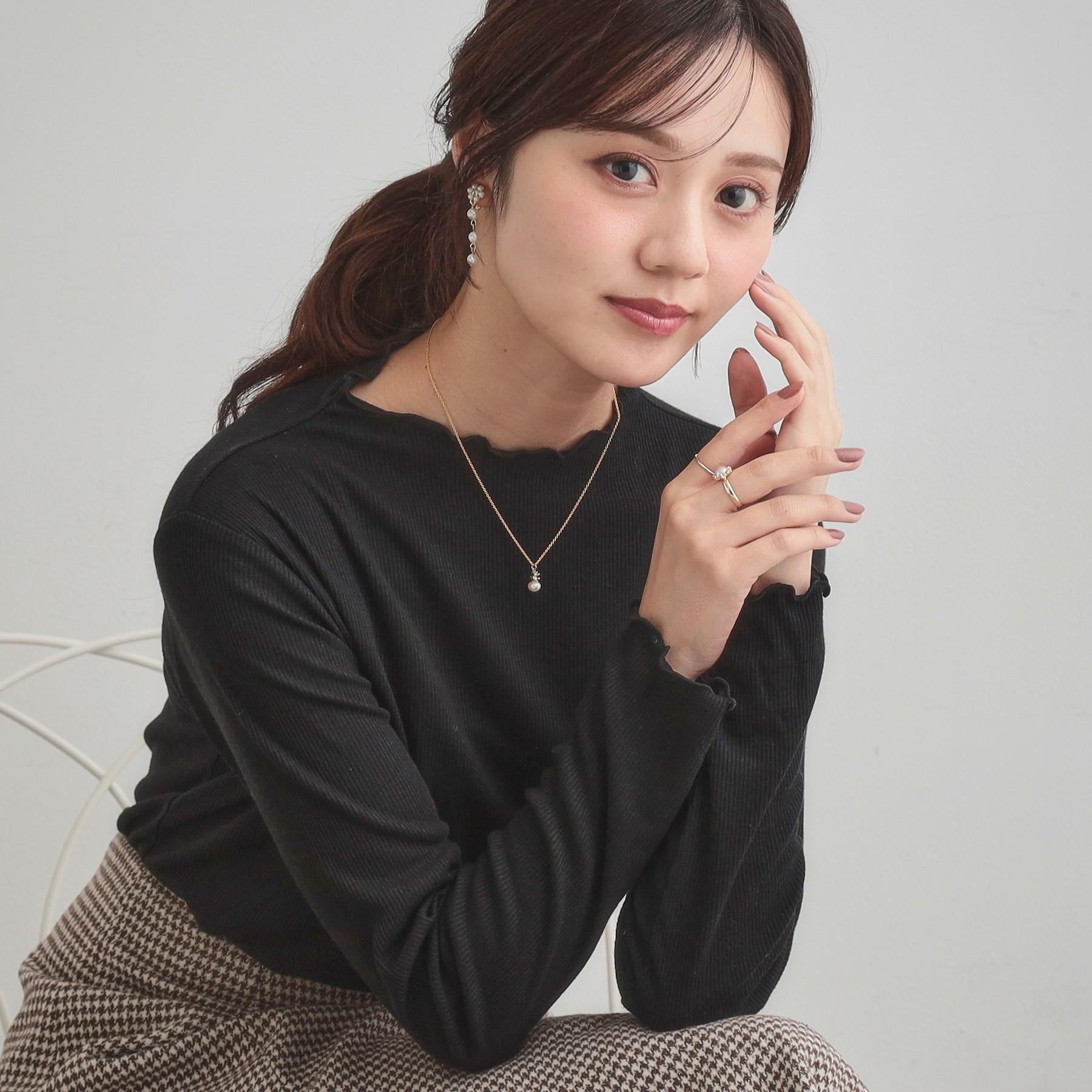 クチュール ブローチ Couture Brooch サステナブル テレコインナートップス （ブラック(019)） ブラック(019)