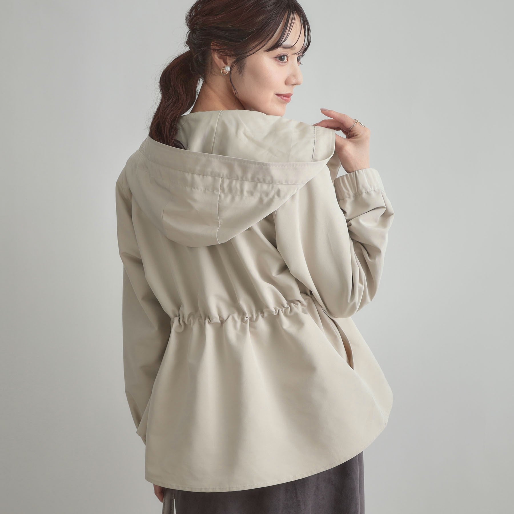 クチュール ブローチ Couture Brooch キルトライナー付マウンテンパーカ （ライトグレー(011)） ライトグレー(011)