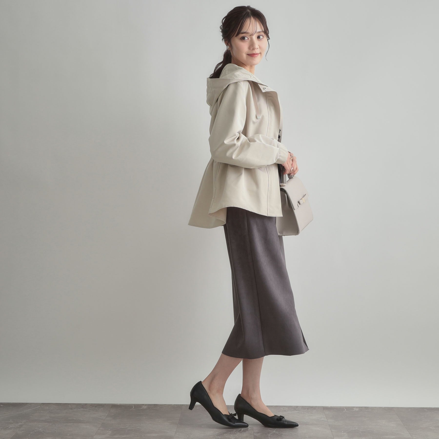 クチュール ブローチ Couture Brooch キルトライナー付マウンテンパーカ （ライトグレー(011)） ライトグレー(011)