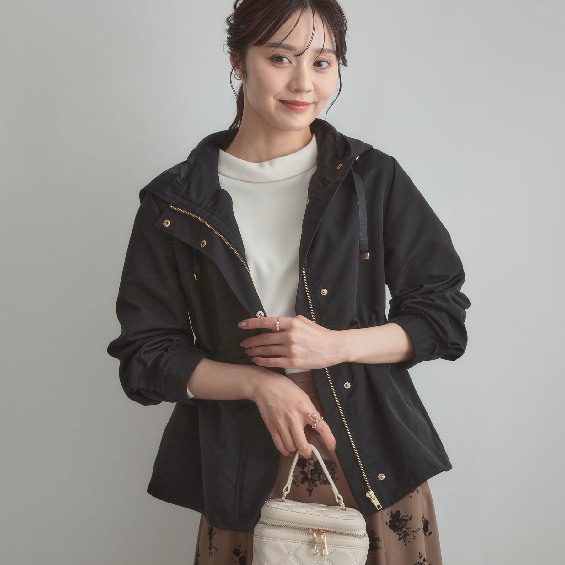 クチュール ブローチ Couture Brooch キルトライナー付マウンテンパーカ （ライトグレー(011)） ライトグレー(011)