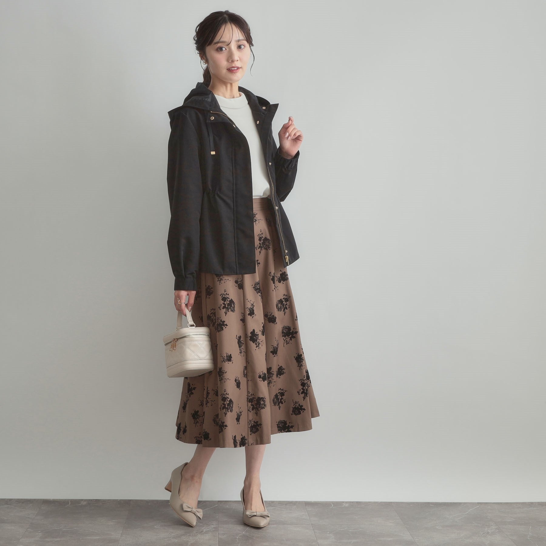 クチュール ブローチ Couture Brooch キルトライナー付マウンテンパーカ （ライトグレー(011)） ライトグレー(011)