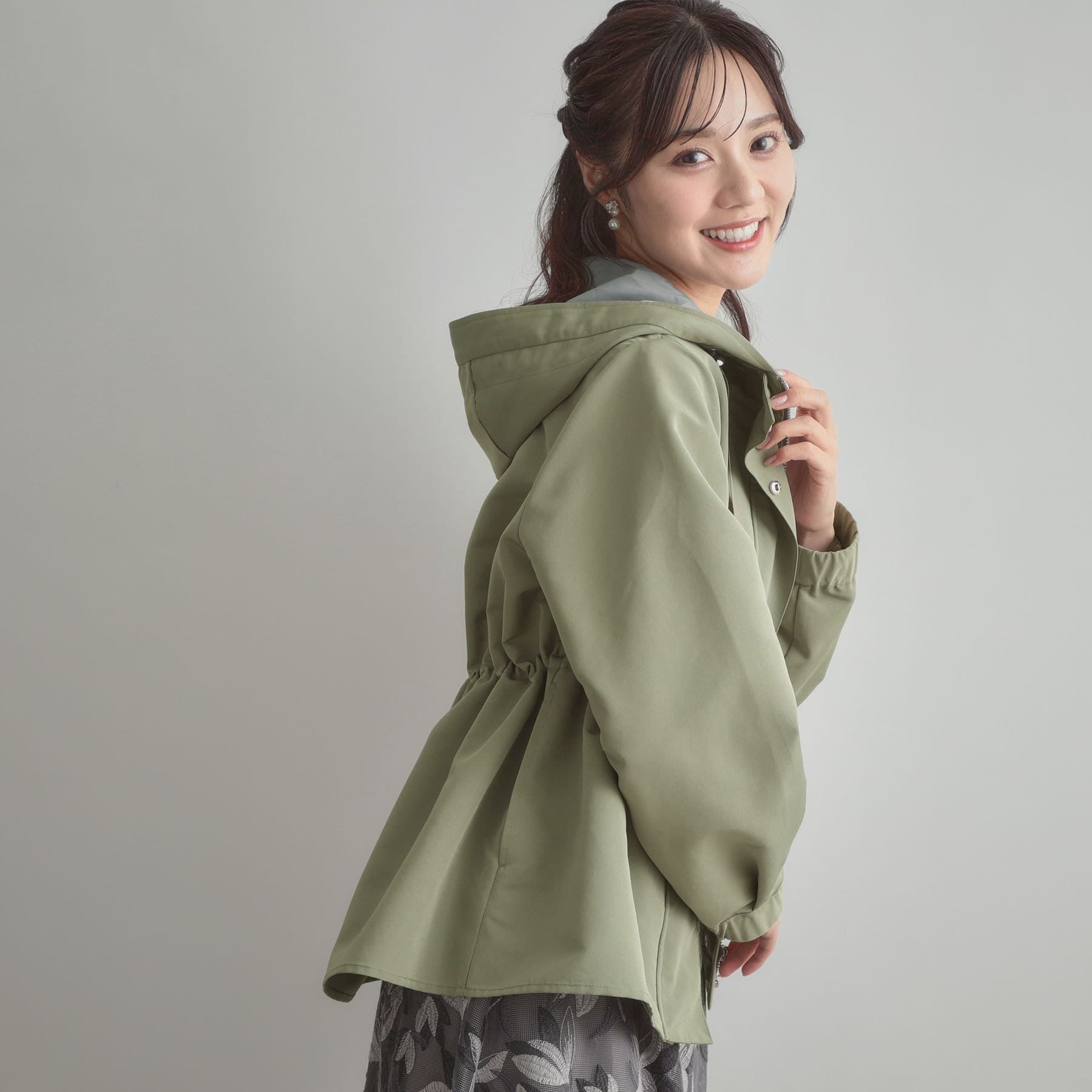 クチュール ブローチ Couture Brooch キルトライナー付マウンテンパーカ （ライトグレー(011)） ライトグレー(011)