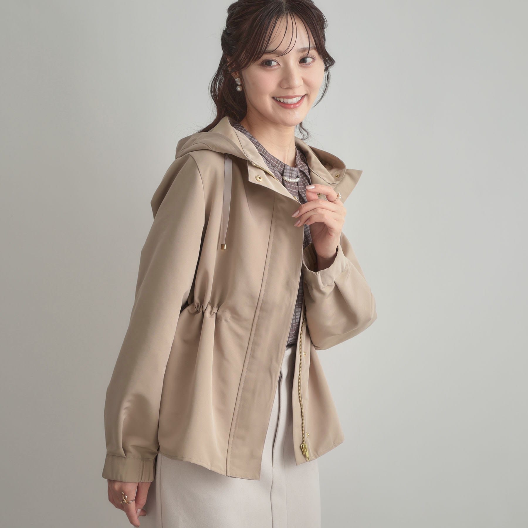 クチュール ブローチ Couture Brooch キルトライナー付マウンテンパーカ （ライトグレー(011)） ライトグレー(011)