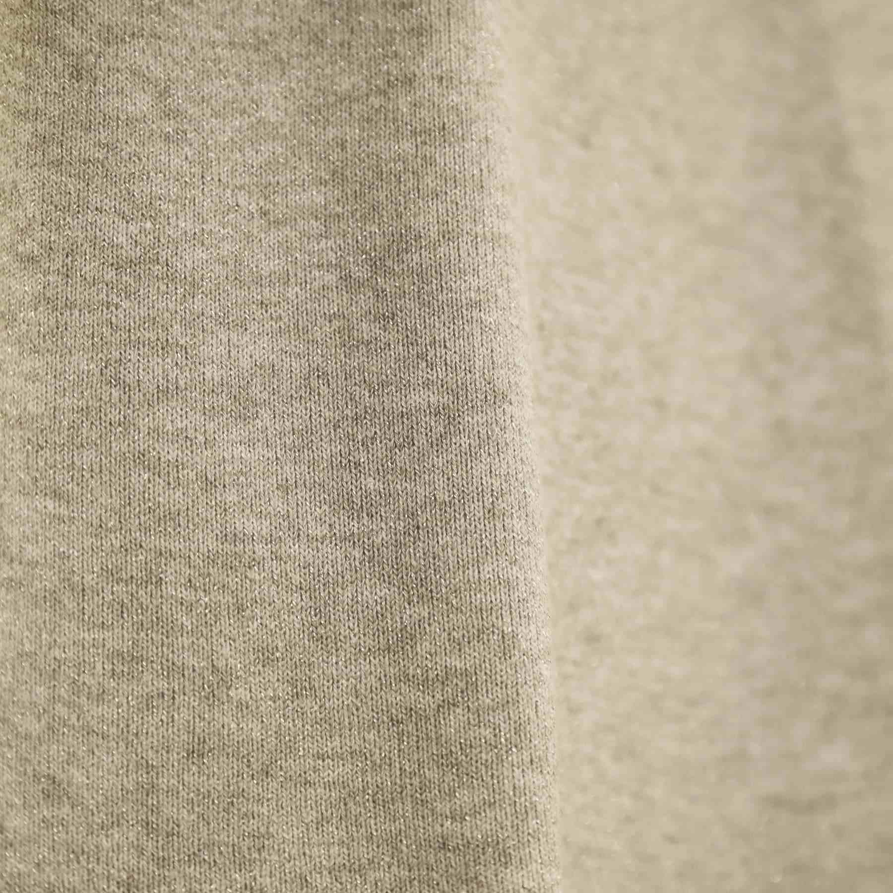 クチュール ブローチ Couture Brooch 前後2WAYラメリブ シアープチフリルニット （ライトグレー(011)） ライトグレー(011)