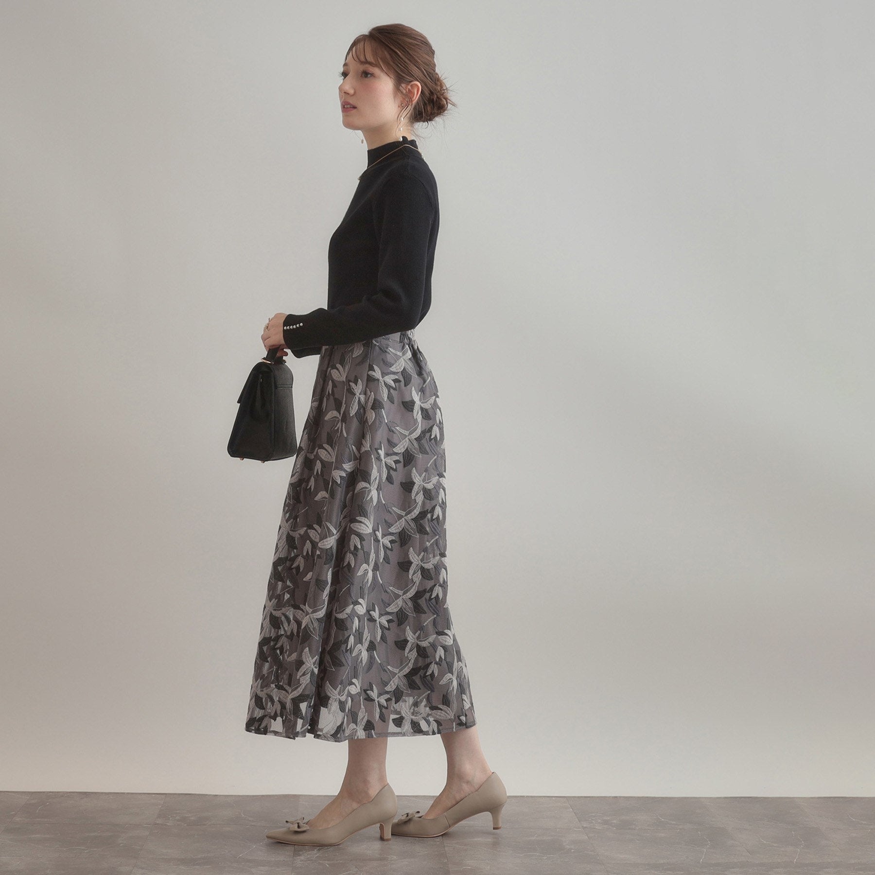 クチュール ブローチ Couture Brooch パール調リブニット （レッド(063)） レッド(063)