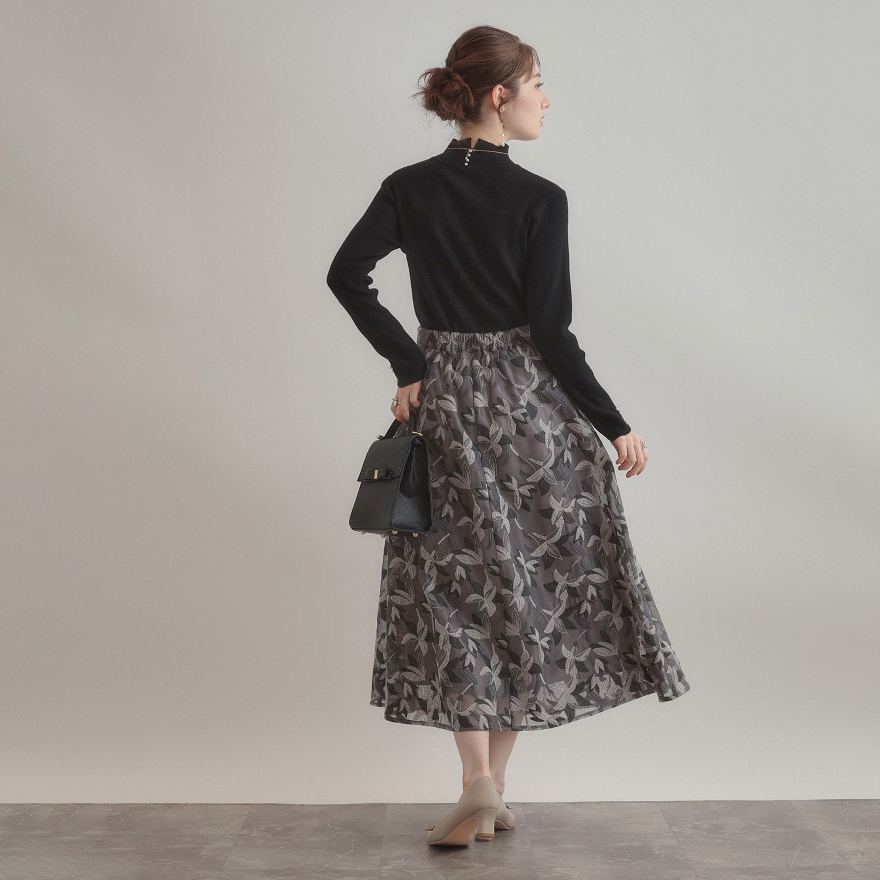 クチュール ブローチ Couture Brooch パール調リブニット （レッド(063)） レッド(063)