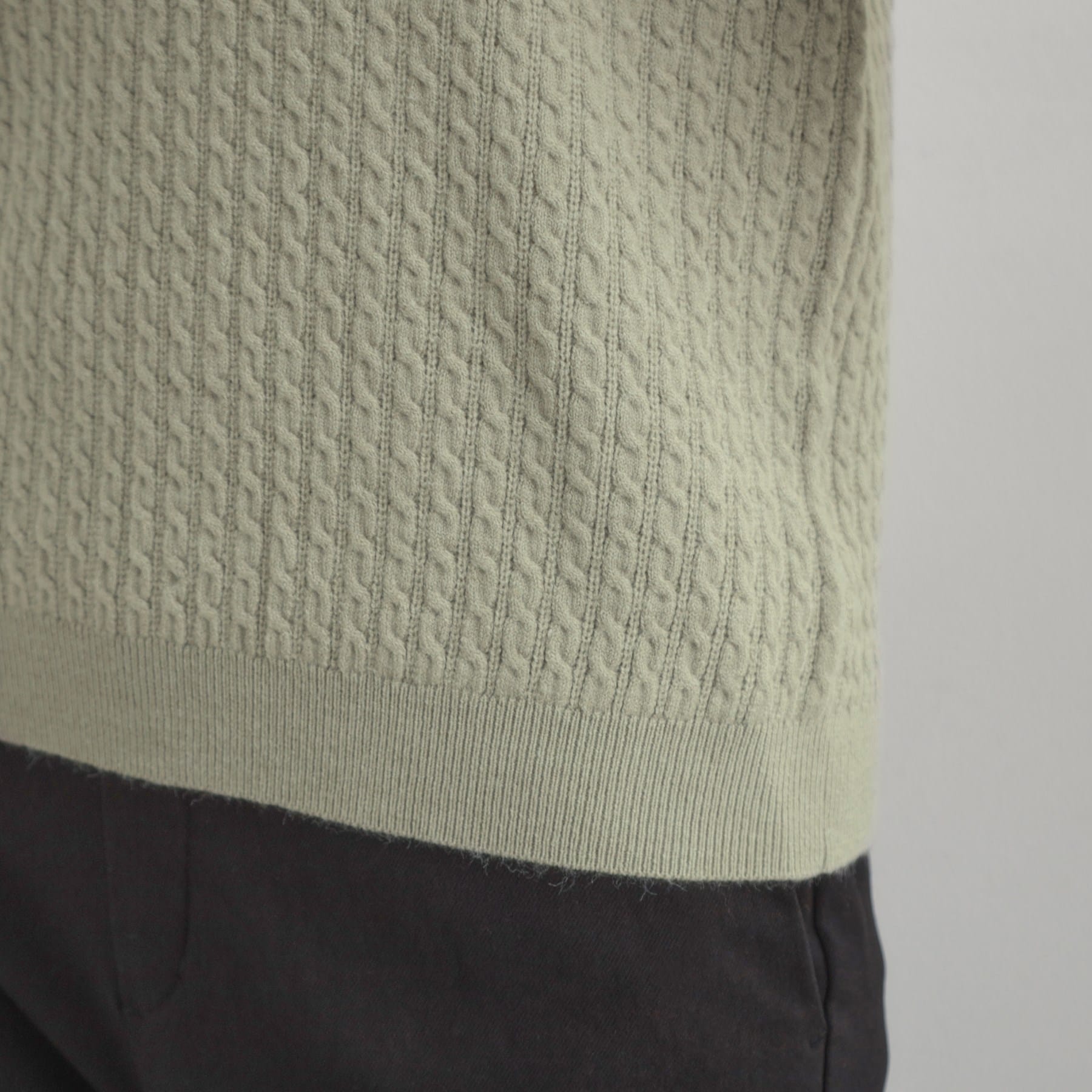 クチュール ブローチ Couture Brooch ケーブルレース バックリボンニット （ミントグリーン(021)） ミントグリーン(021)