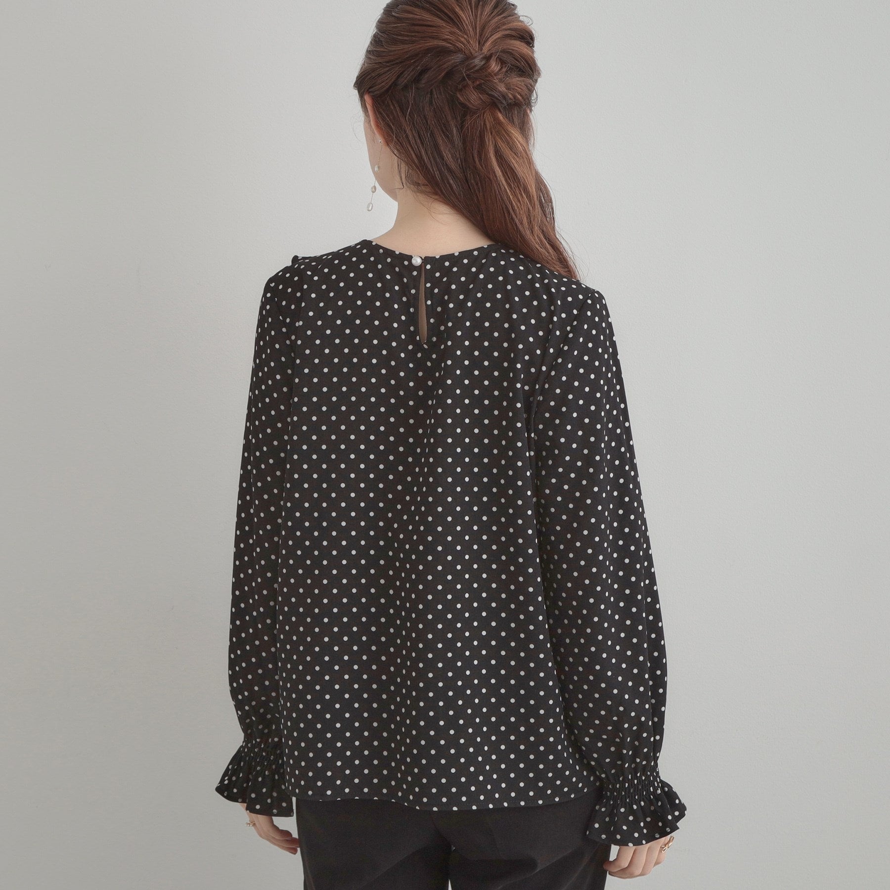 クチュール ブローチ Couture Brooch ラッフルフリルブラウス （ライトグレー(011)） ライトグレー(011)