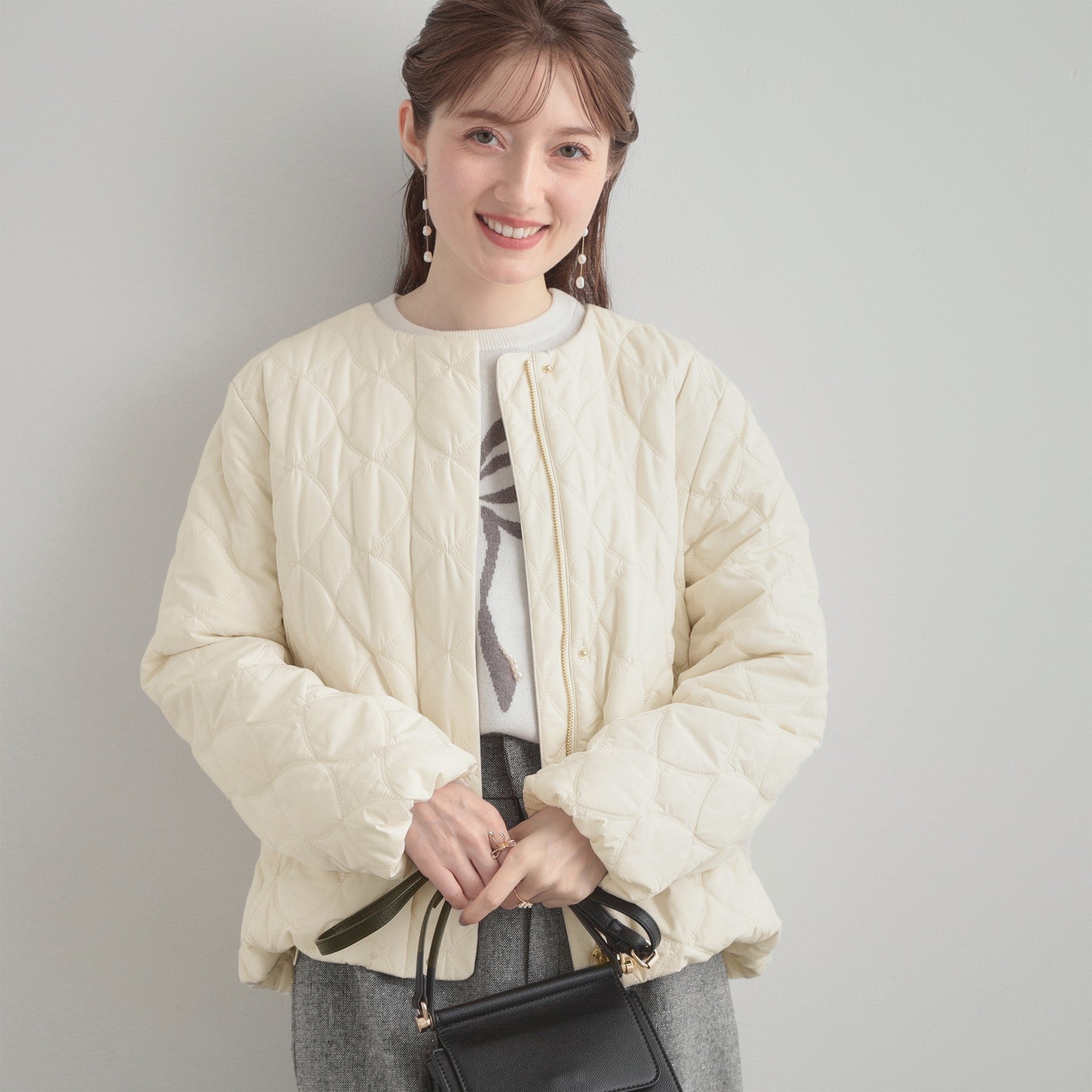 クチュール ブローチ Couture Brooch リボンキルトジャケット （トープ(054)） トープ(054)