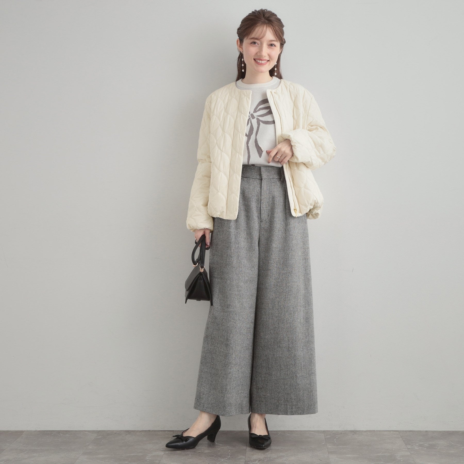 クチュール ブローチ Couture Brooch リボンキルトジャケット （トープ(054)） トープ(054)