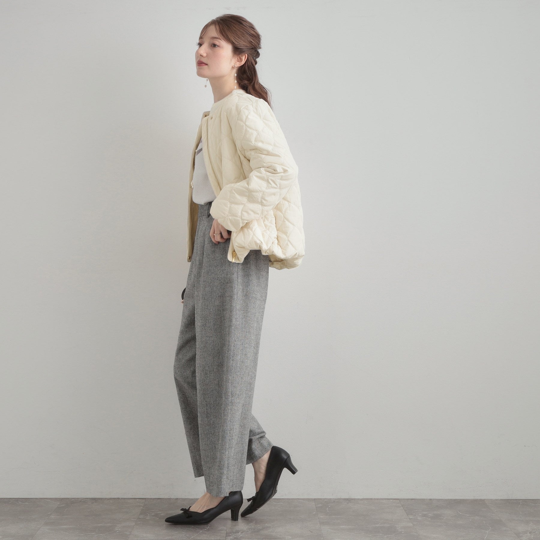 クチュール ブローチ Couture Brooch リボンキルトジャケット （トープ(054)） トープ(054)