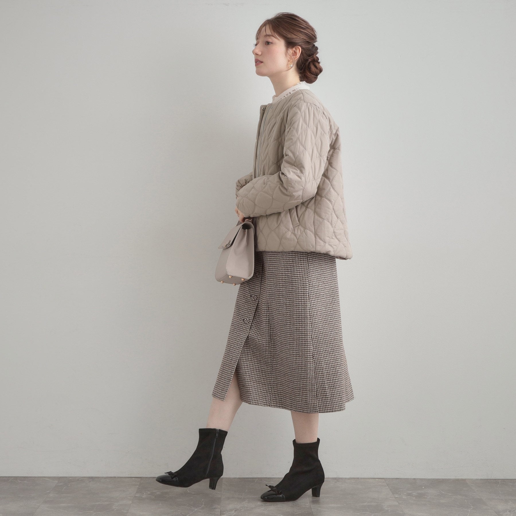 クチュール ブローチ Couture Brooch リボンキルトジャケット （トープ(054)） トープ(054)