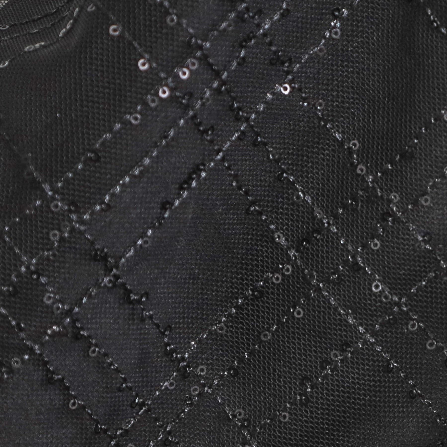 クチュール ブローチ Couture Brooch 袖チェックチュールドッキングニット （ピンクベージュ(053)） ピンクベージュ(053)