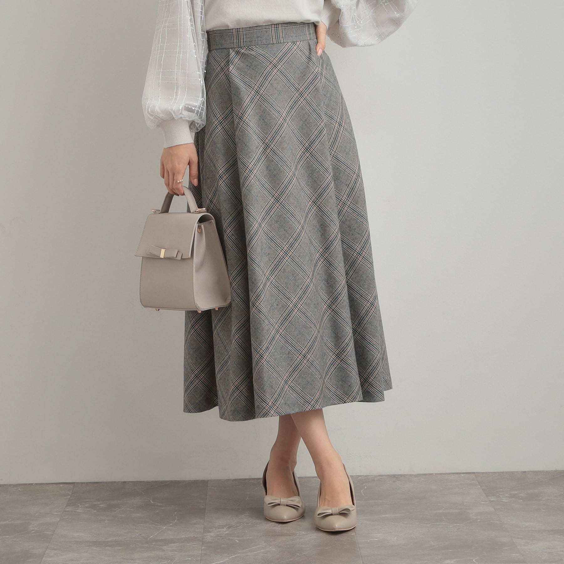 クチュール ブローチ Couture Brooch TRチェックスカート （ブラック(219)） ブラック(219)