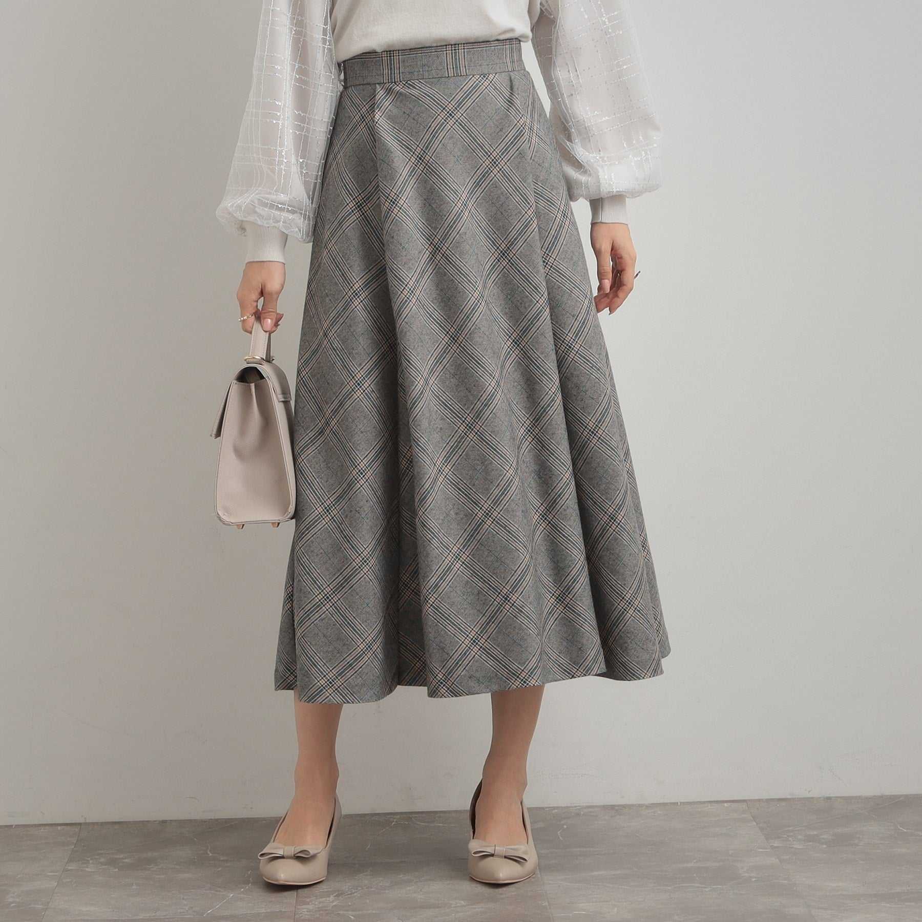 クチュール ブローチ Couture Brooch TRチェックスカート （ブラック(219)） ブラック(219)