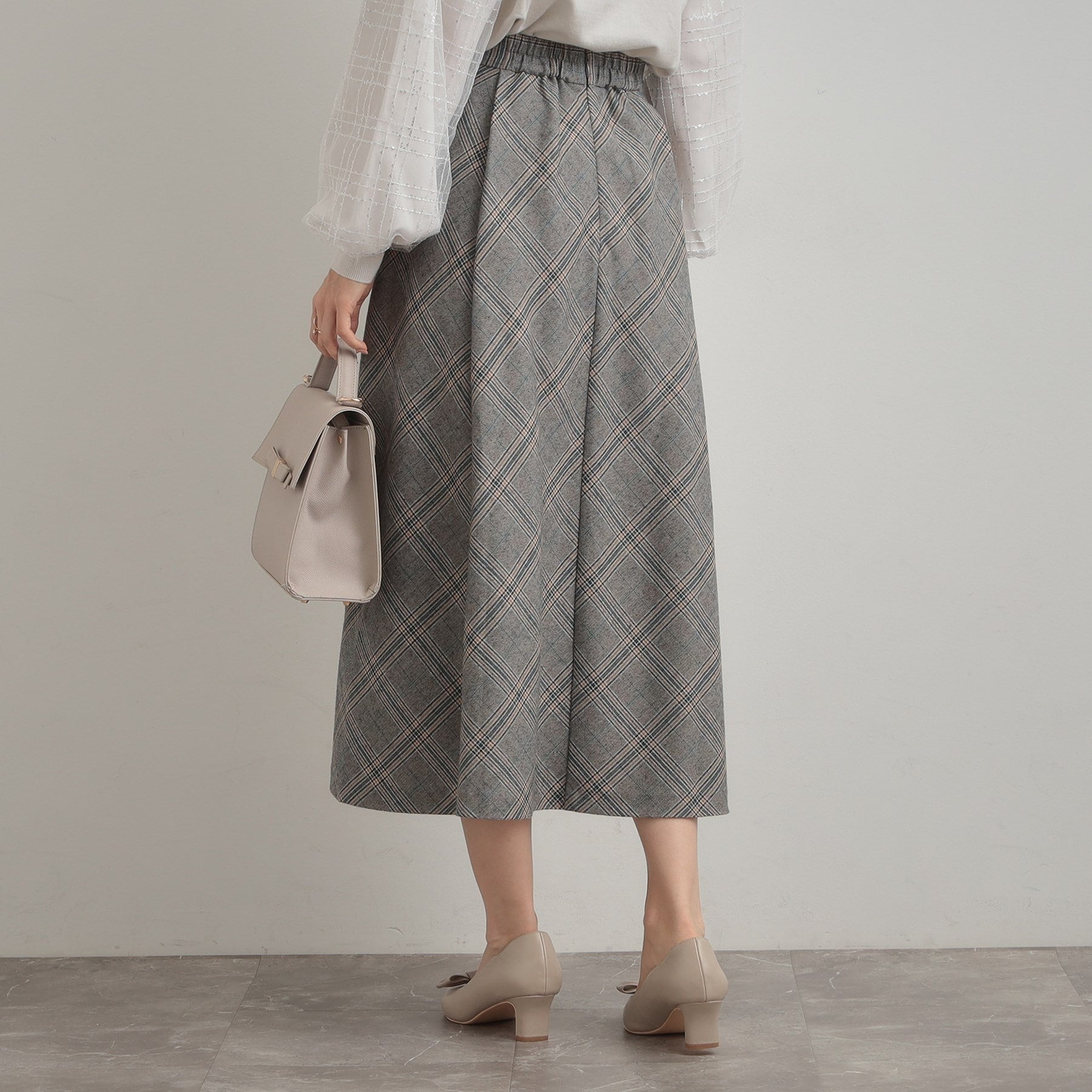 クチュール ブローチ Couture Brooch TRチェックスカート （ブラック(219)） ブラック(219)