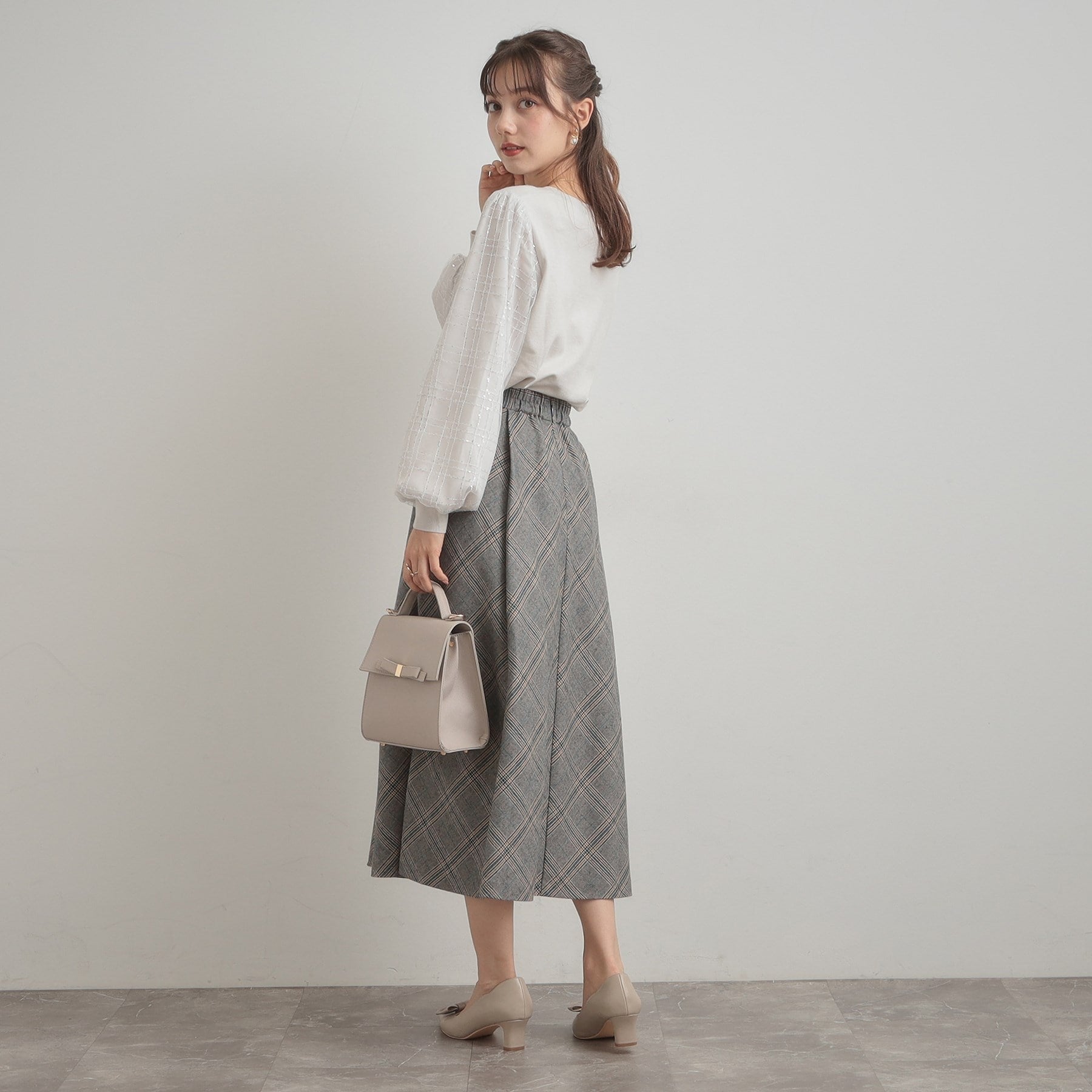 クチュール ブローチ Couture Brooch TRチェックスカート （ブラック(219)） ブラック(219)