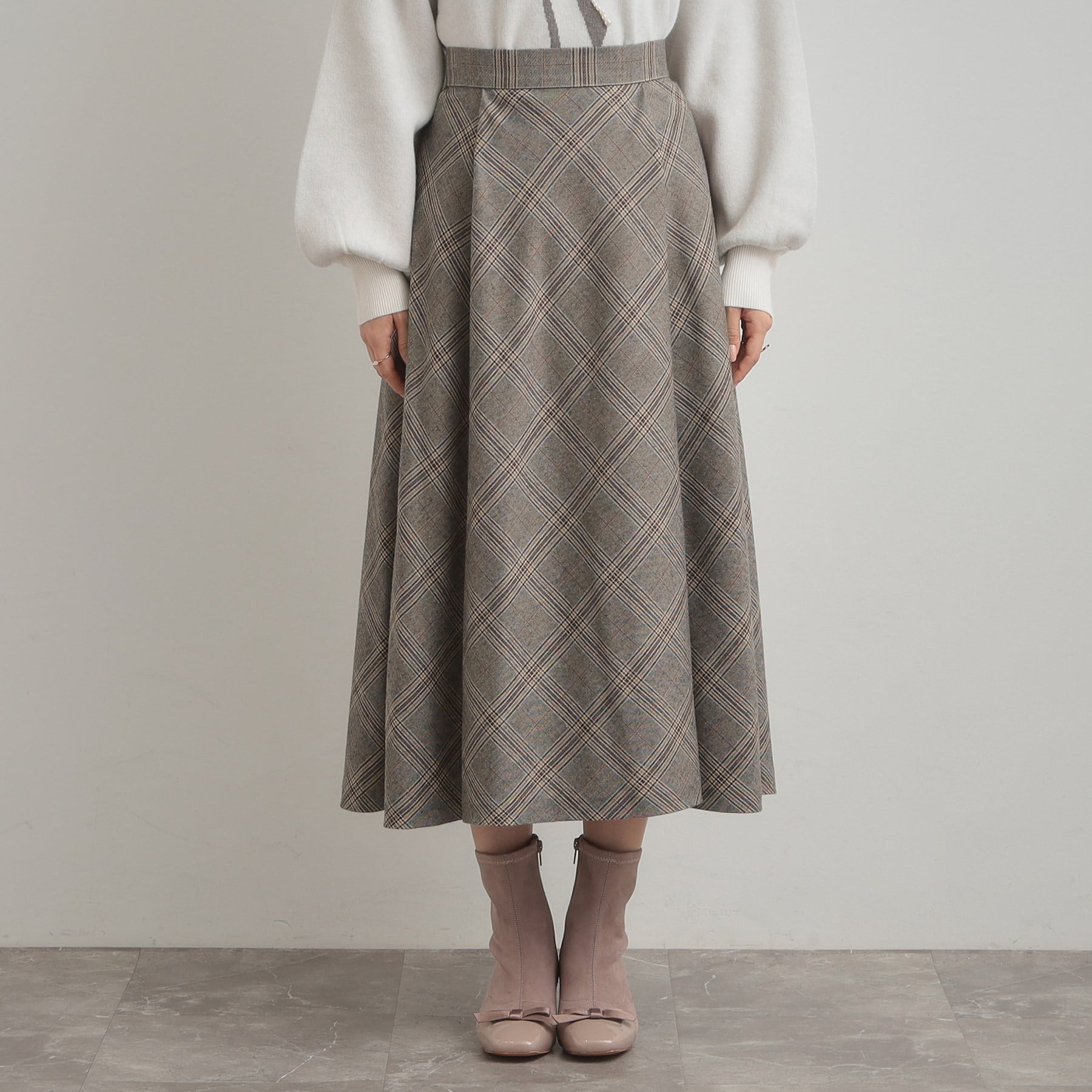 クチュール ブローチ Couture Brooch TRチェックスカート （ブラック(219)） ブラック(219)