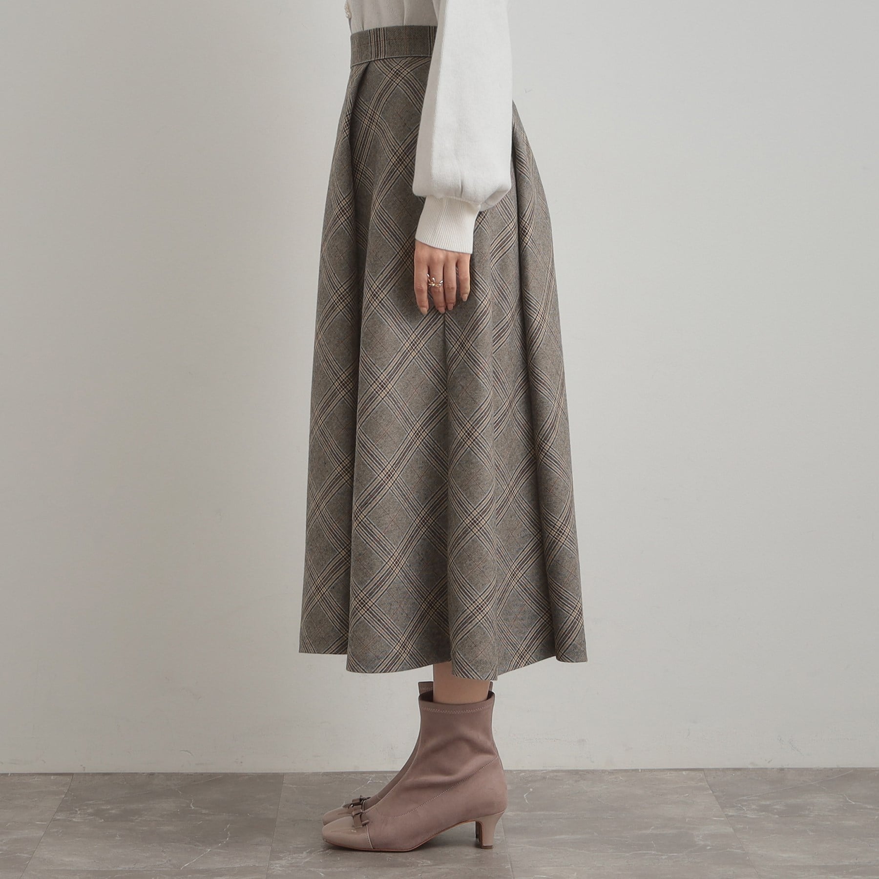 クチュール ブローチ Couture Brooch TRチェックスカート （ブラック(219)） ブラック(219)