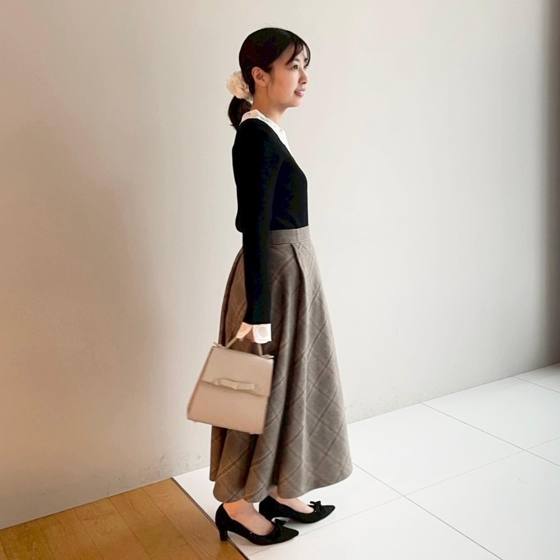 クチュール ブローチ Couture Brooch TRチェックスカート （ブラック(219)） ブラック(219)