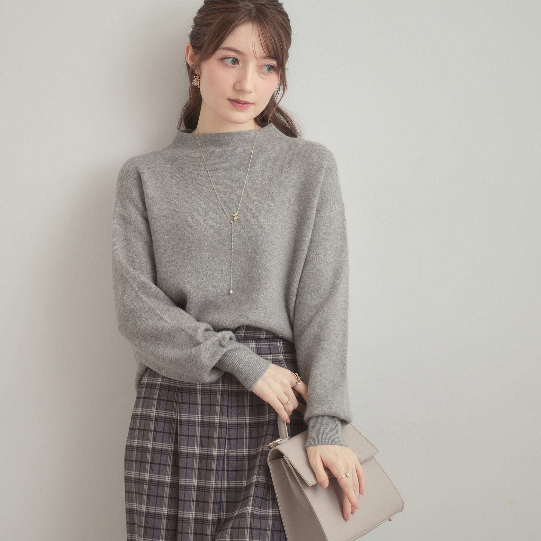 クチュール ブローチ Couture Brooch リッシュアンゴラバックパール調ニット （ブラック(019)） ブラック(019)