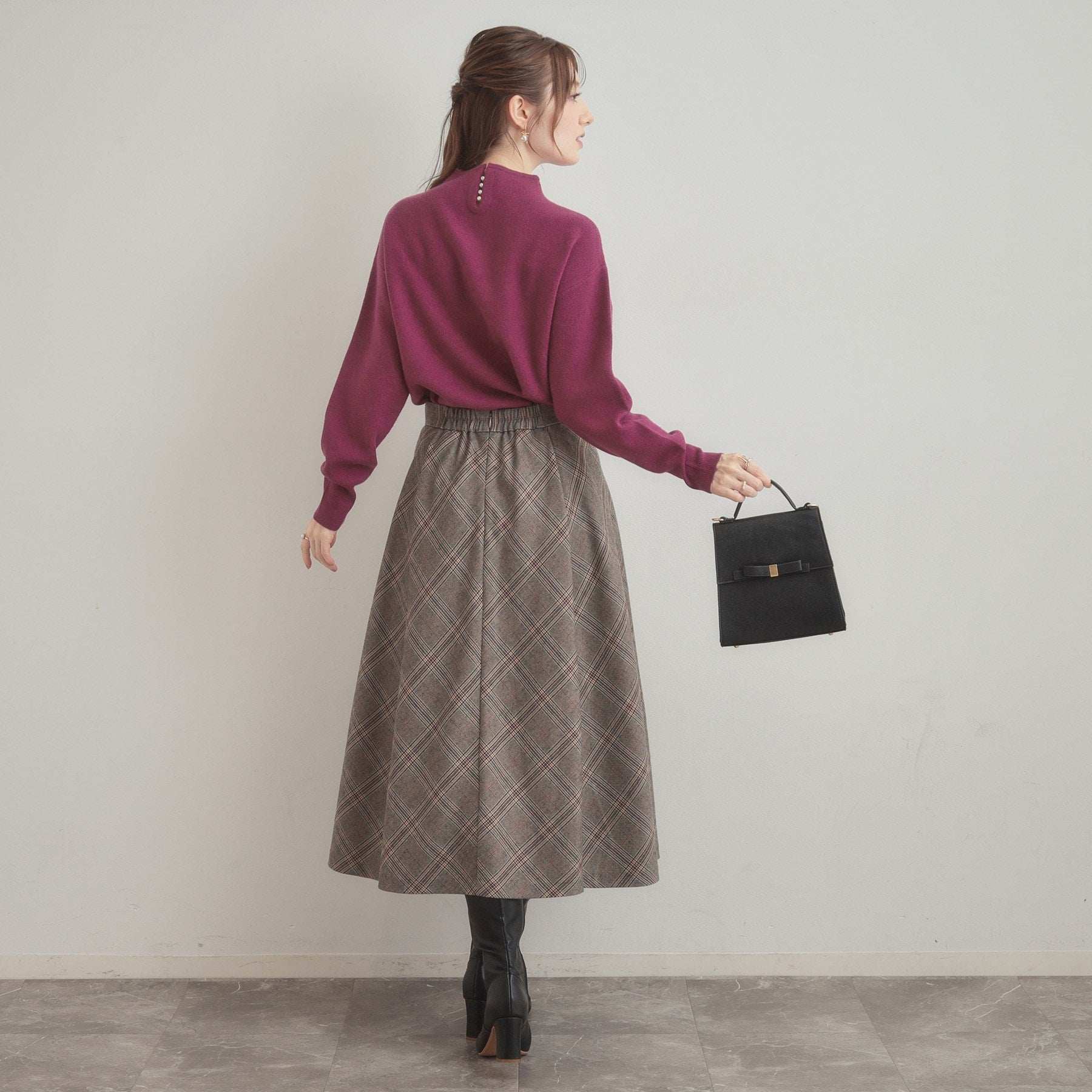 クチュール ブローチ Couture Brooch リッシュアンゴラバックパール調ニット （ブラック(019)） ブラック(019)