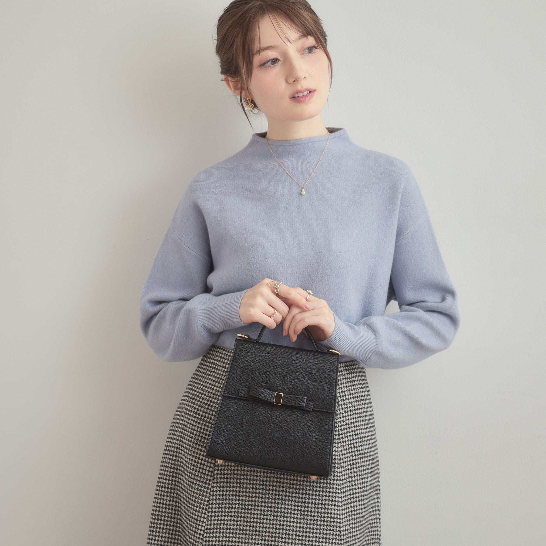 クチュール ブローチ Couture Brooch リッシュアンゴラバックパール調ニット （ブラック(019)） ブラック(019)